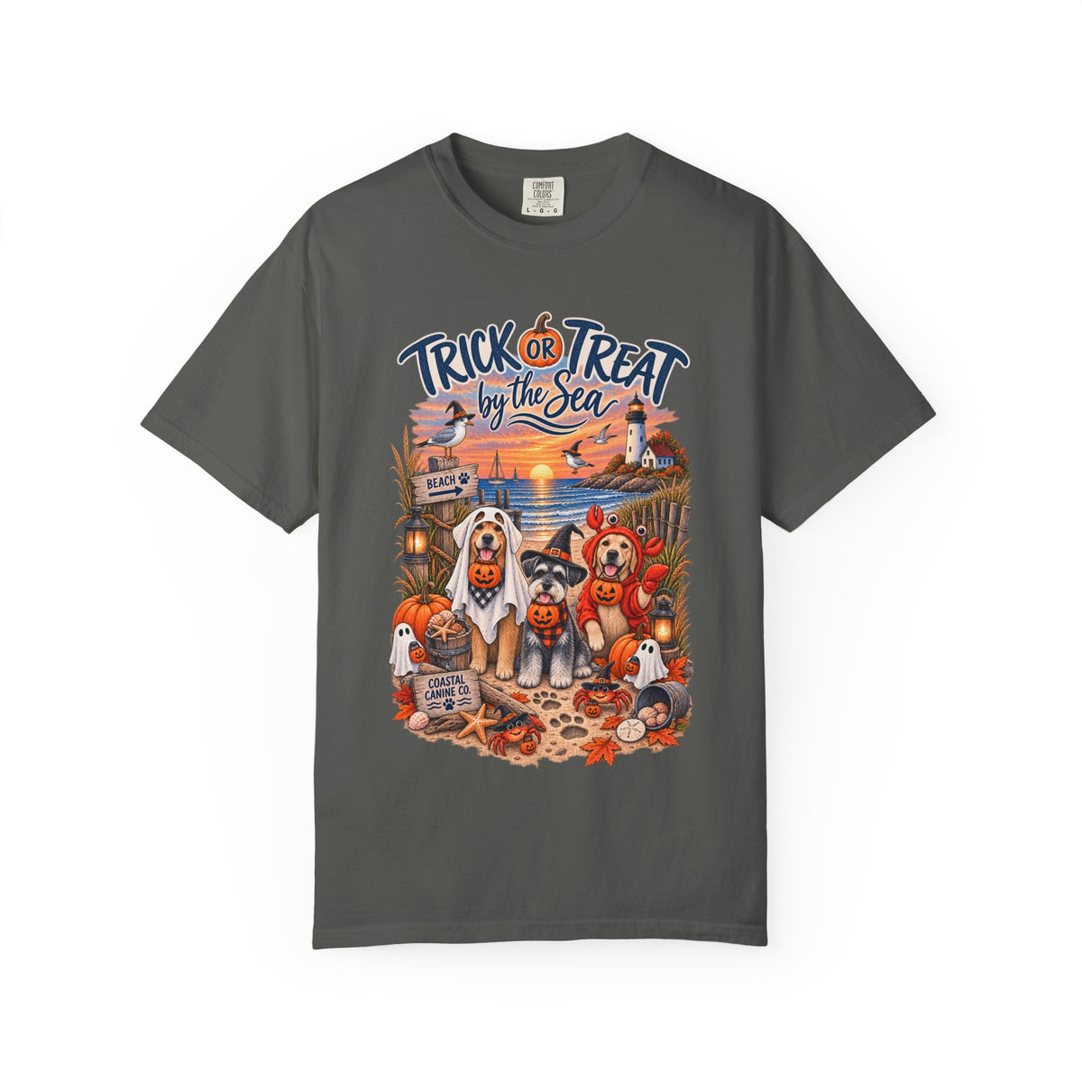 Halloween 'Trick or Treat by the Sea' T-Shirt