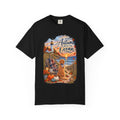 Autumn Meets the Ocean T-Shirt — Cozy Coastal Fall Tee with Golden Retriever