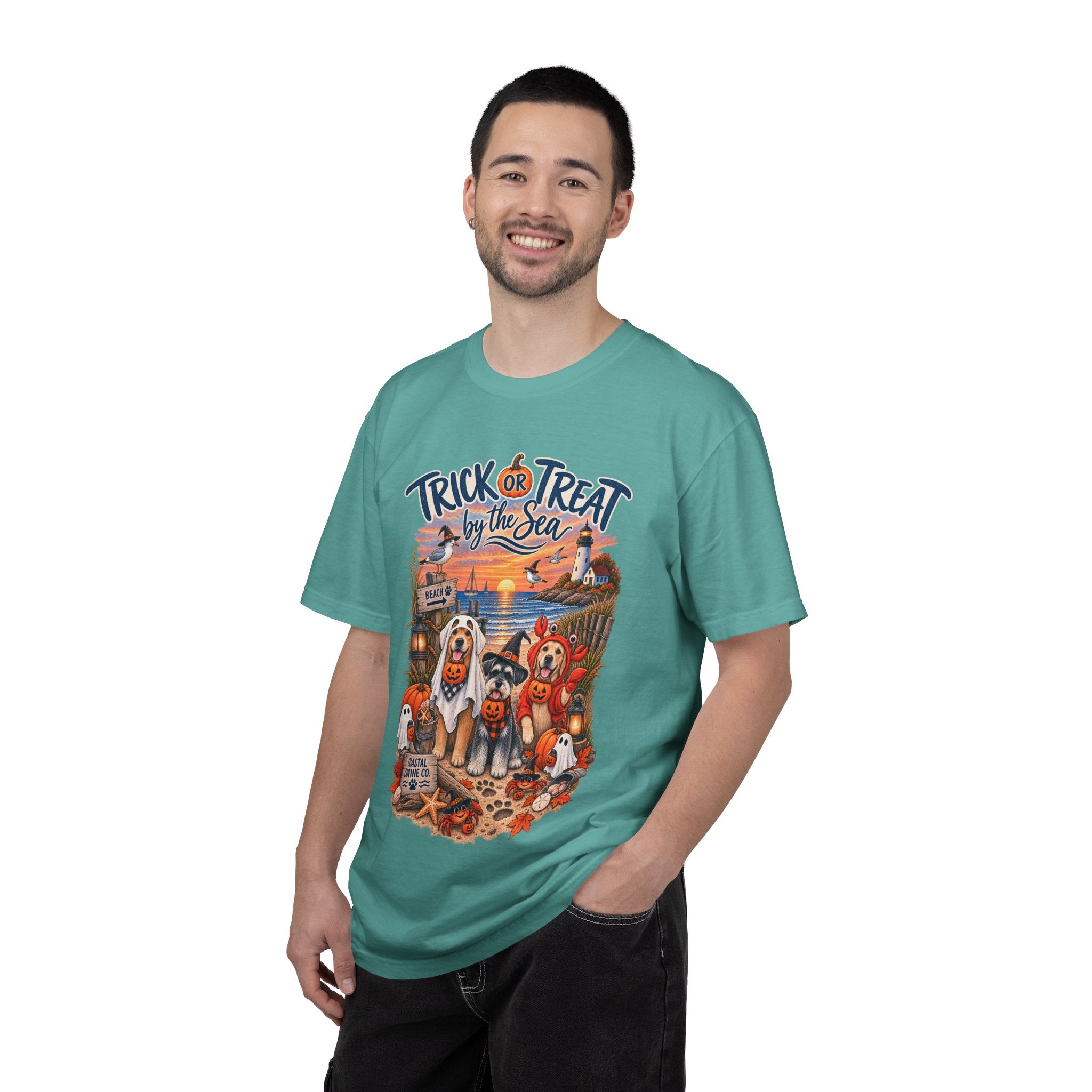 Halloween 'Trick or Treat by the Sea' T-Shirt