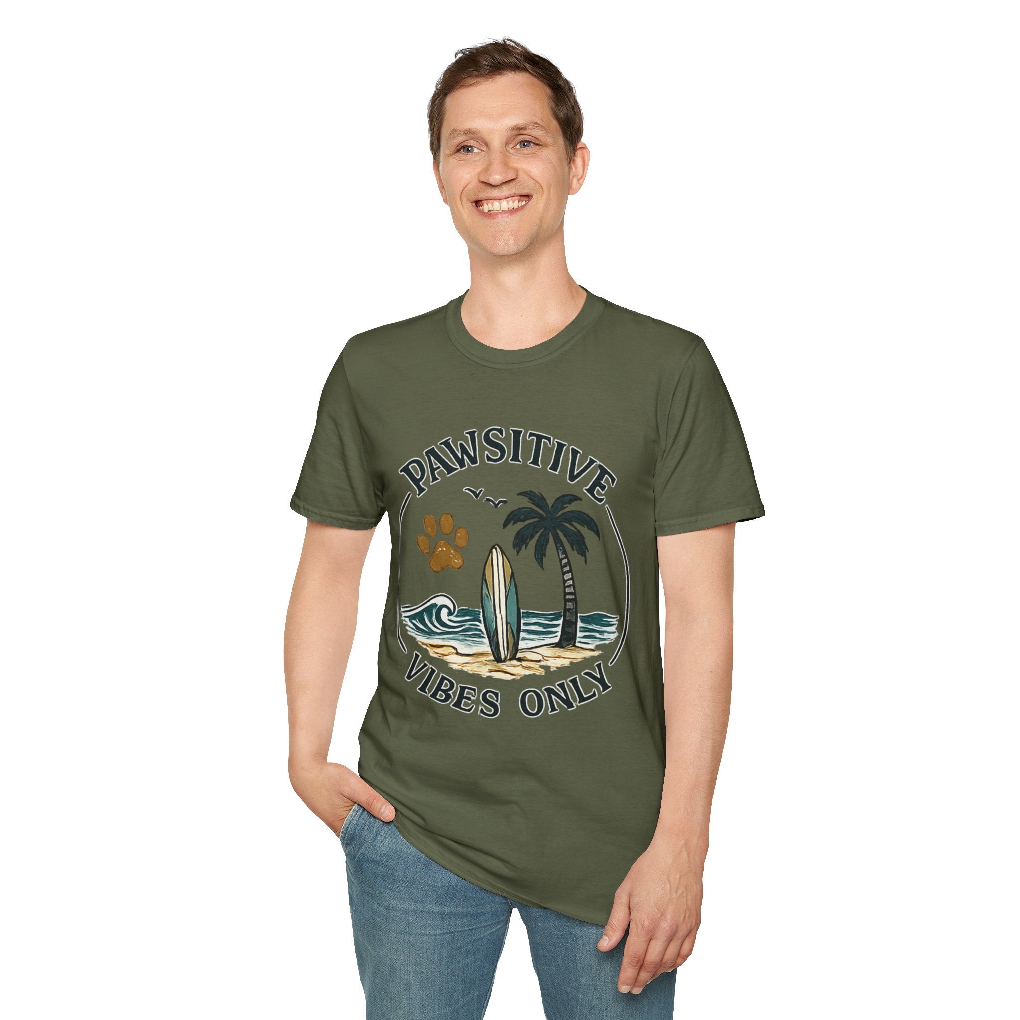 Pawsitive Vibes Only T-Shirt