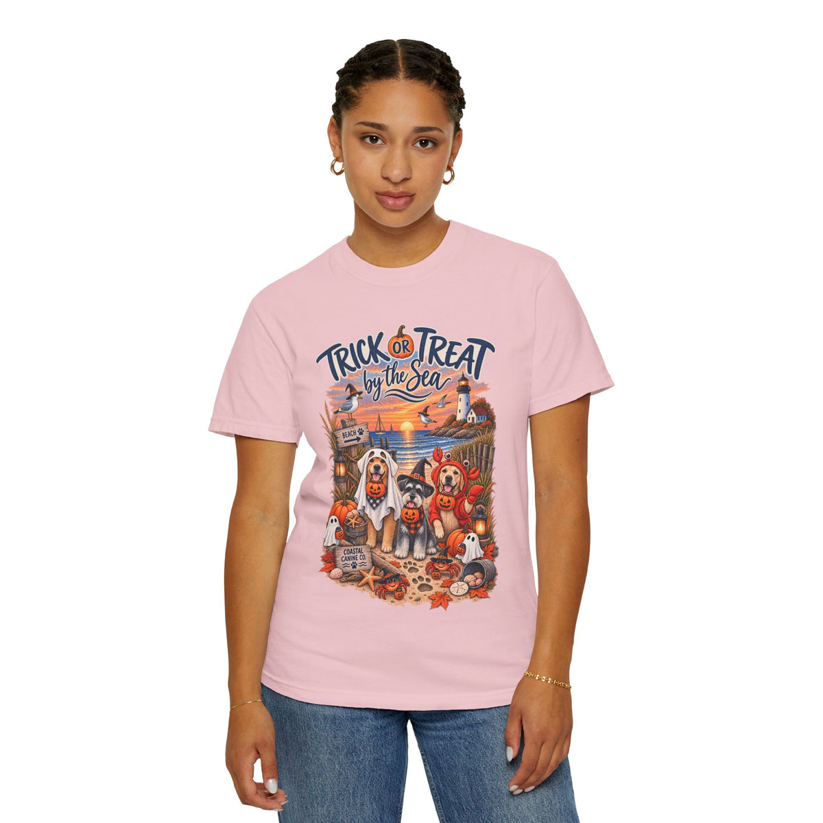 Halloween 'Trick or Treat by the Sea' T-Shirt