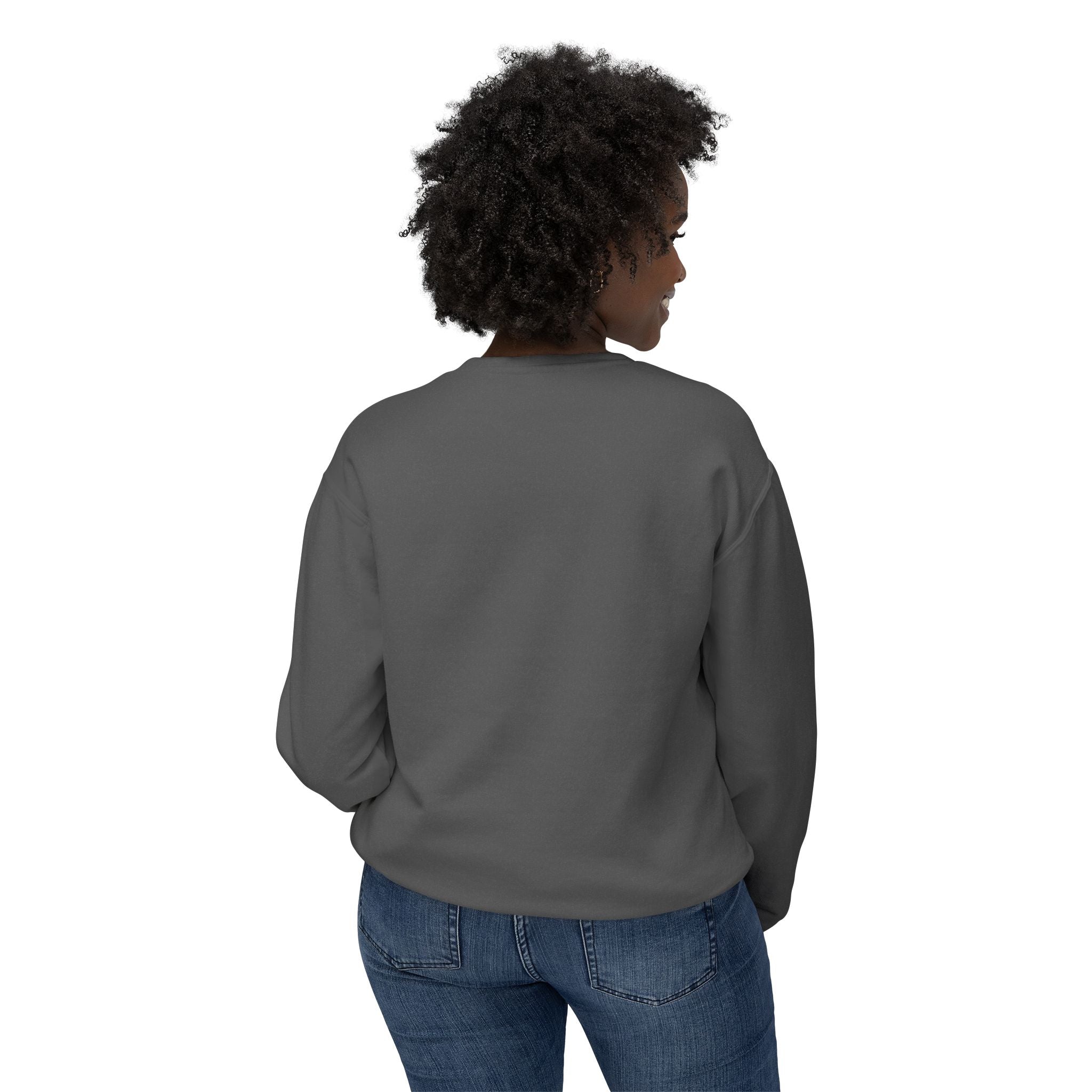 Sweater Weather & Salty Air Crewneck Sweatshirt — Coastal Fall Sunset Design