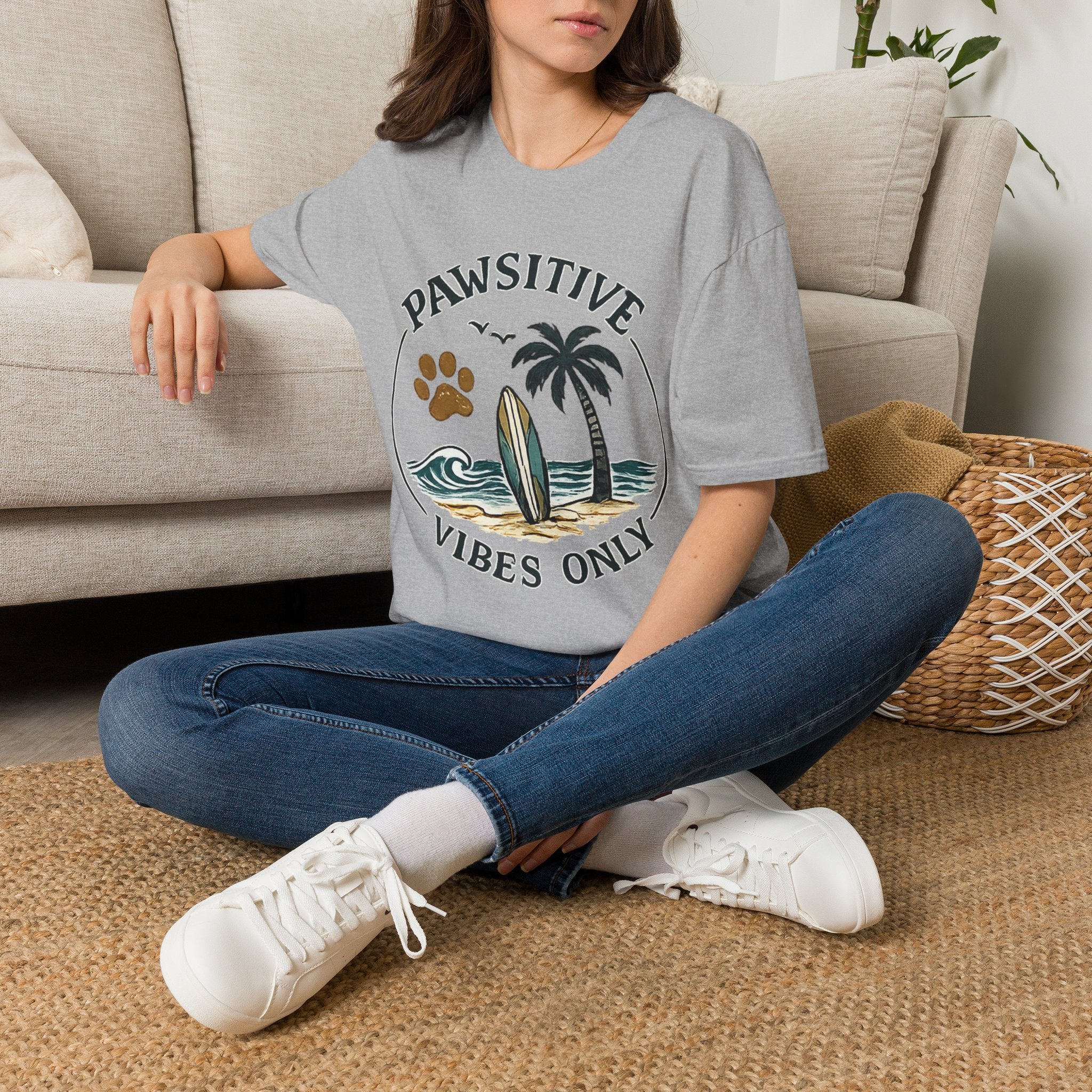 Pawsitive Vibes Only T-Shirt
