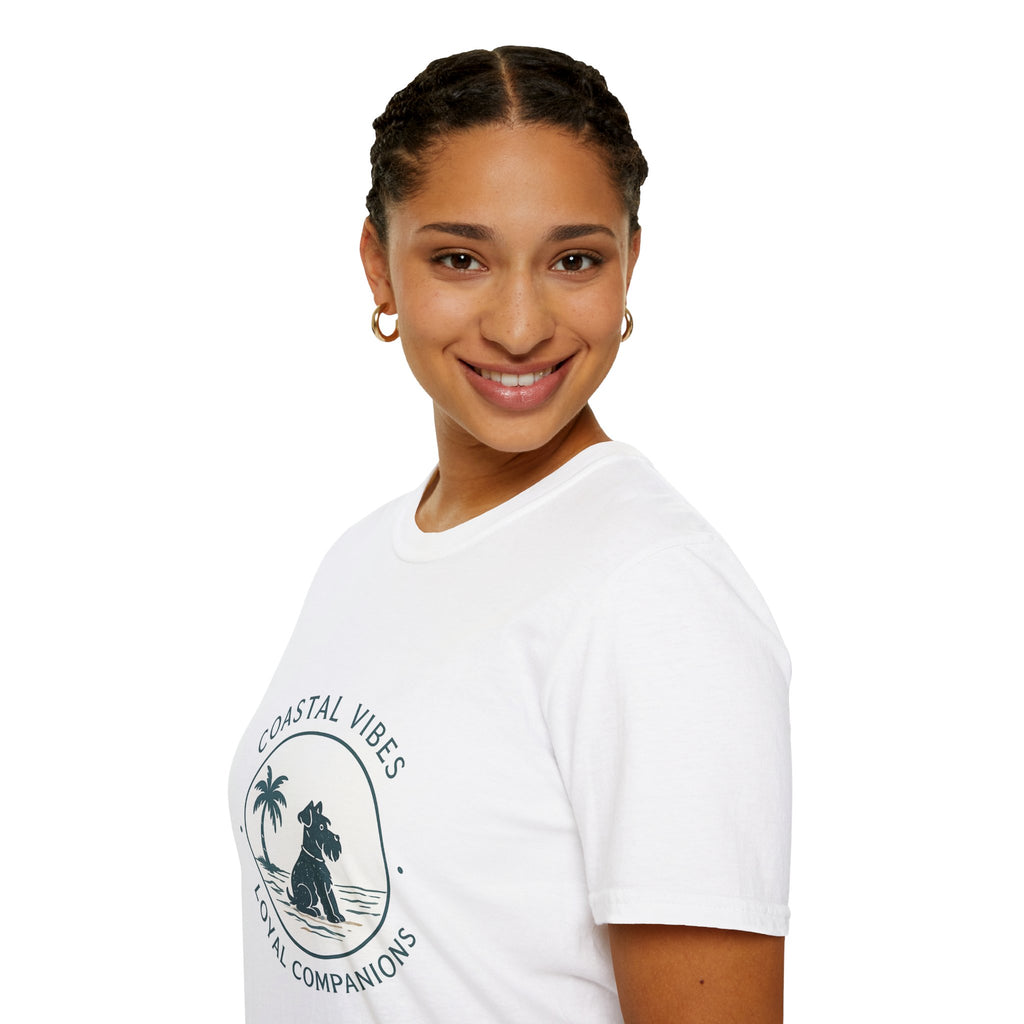 Coastal Vibes Dog T-Shirt — Loyal Companions Beach Graphic Tee