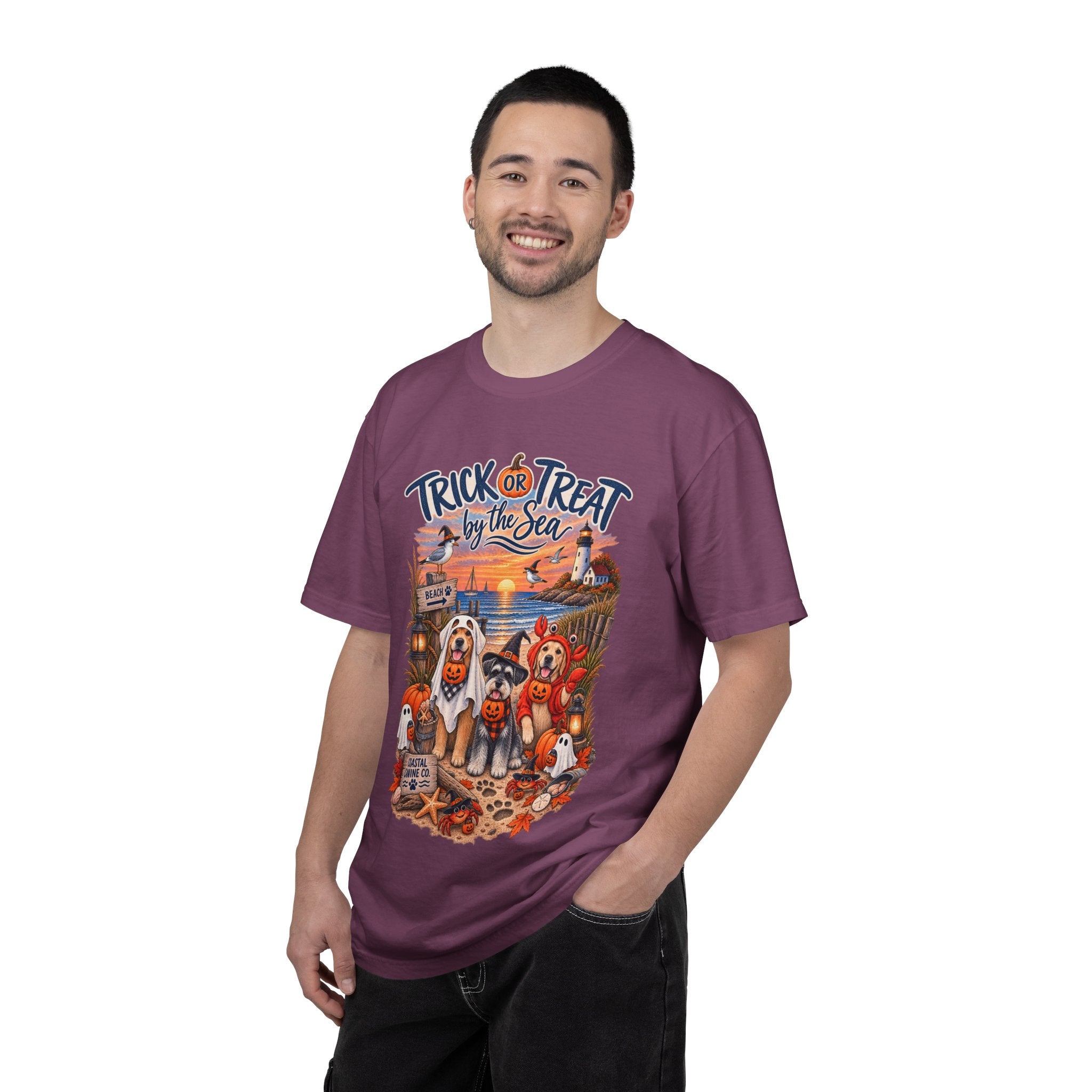 Halloween 'Trick or Treat by the Sea' T-Shirt