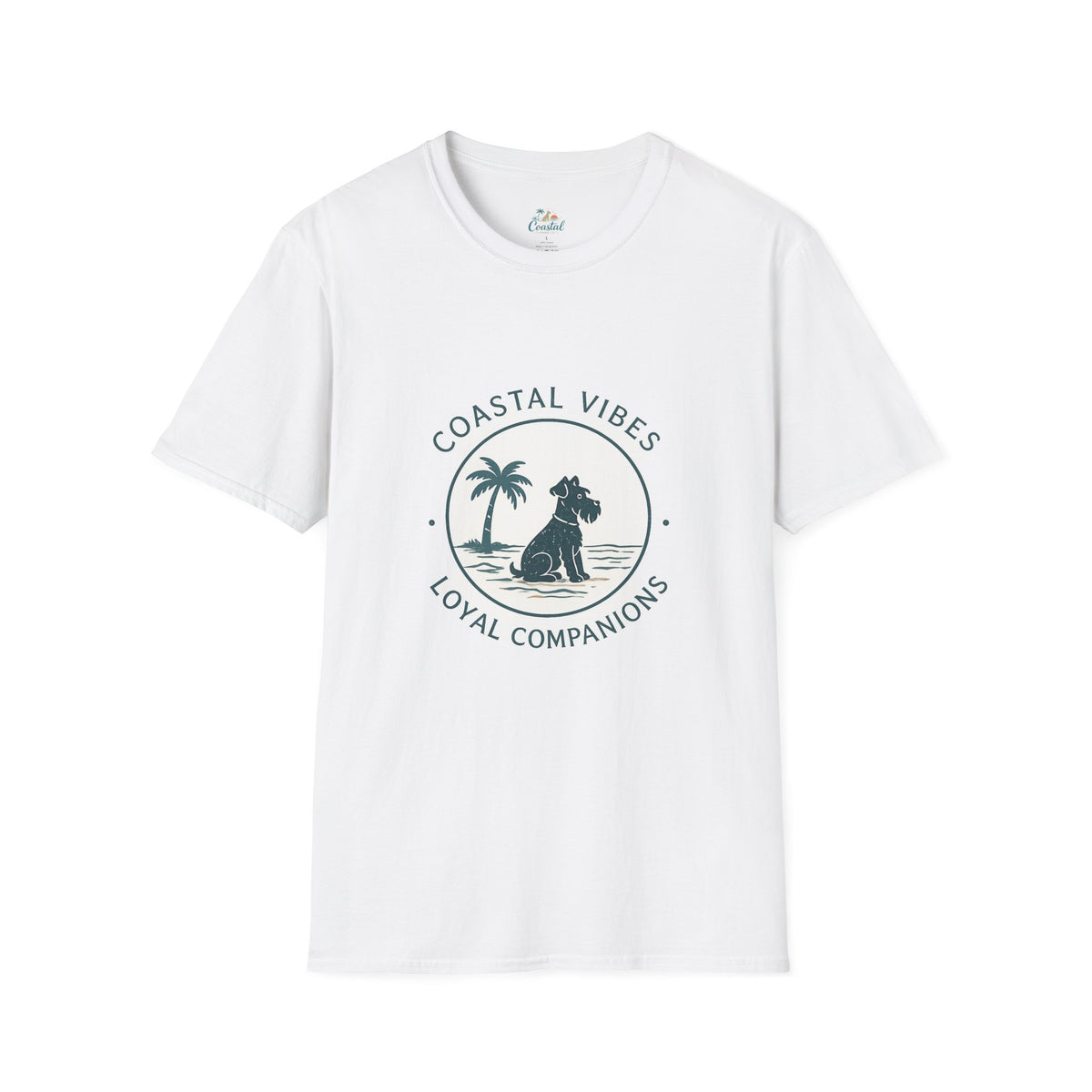 Coastal Vibes Dog T-Shirt — Loyal Companions Beach Graphic Tee