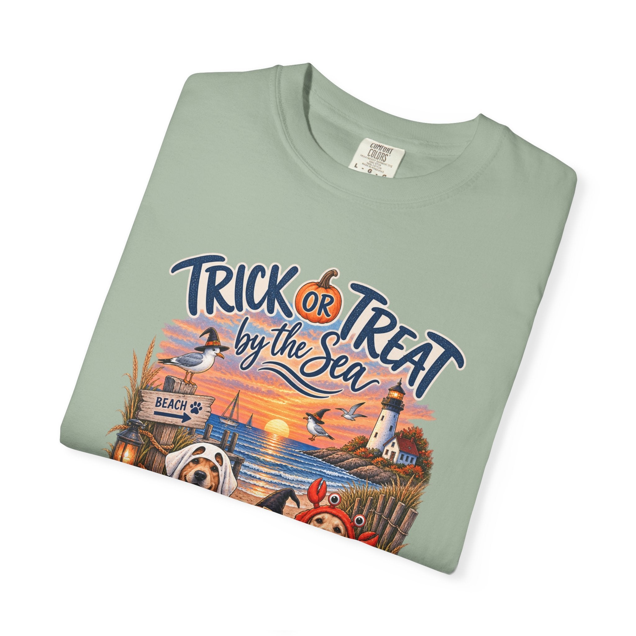 Halloween 'Trick or Treat by the Sea' T-Shirt