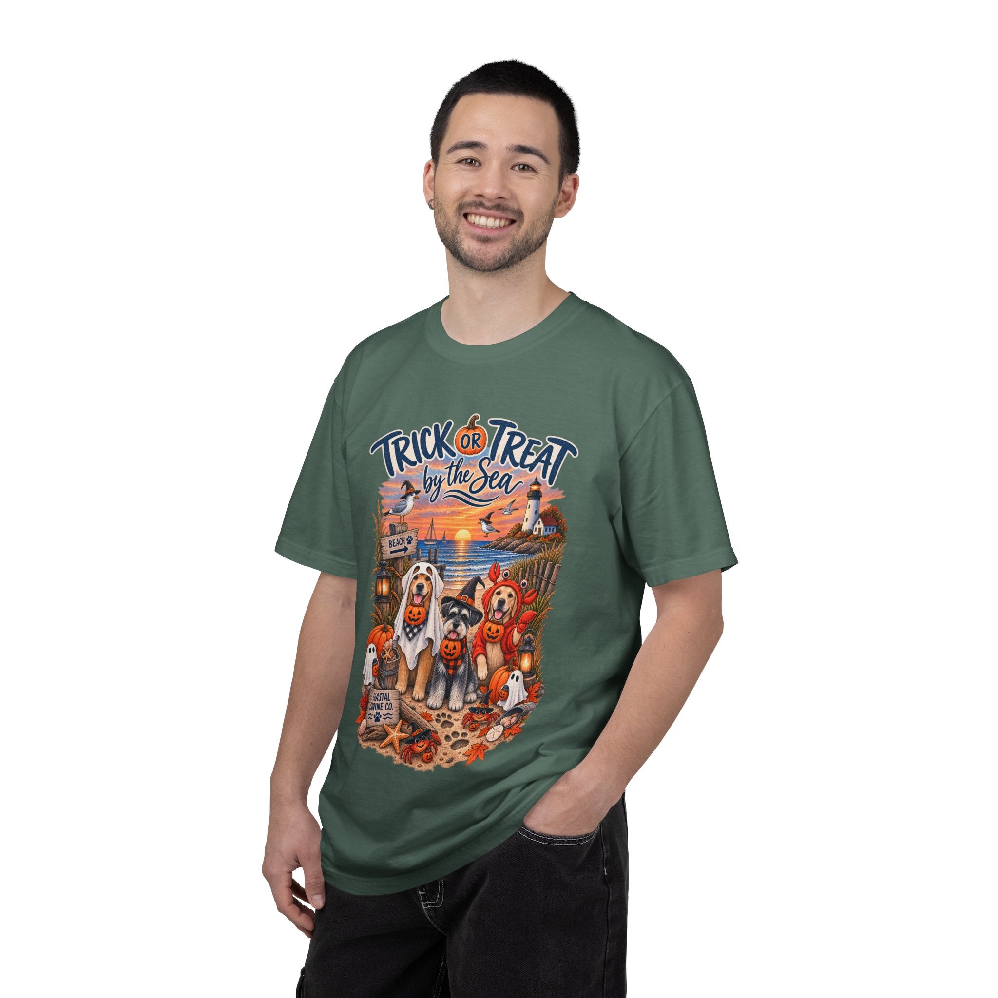 Halloween 'Trick or Treat by the Sea' T-Shirt