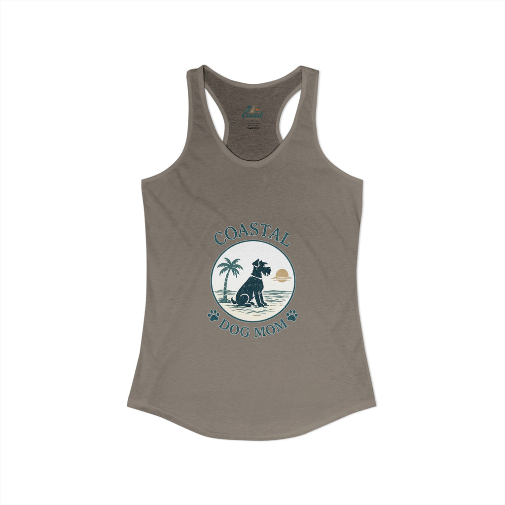 Coastal Dog Mom-Women's Racerback Tank