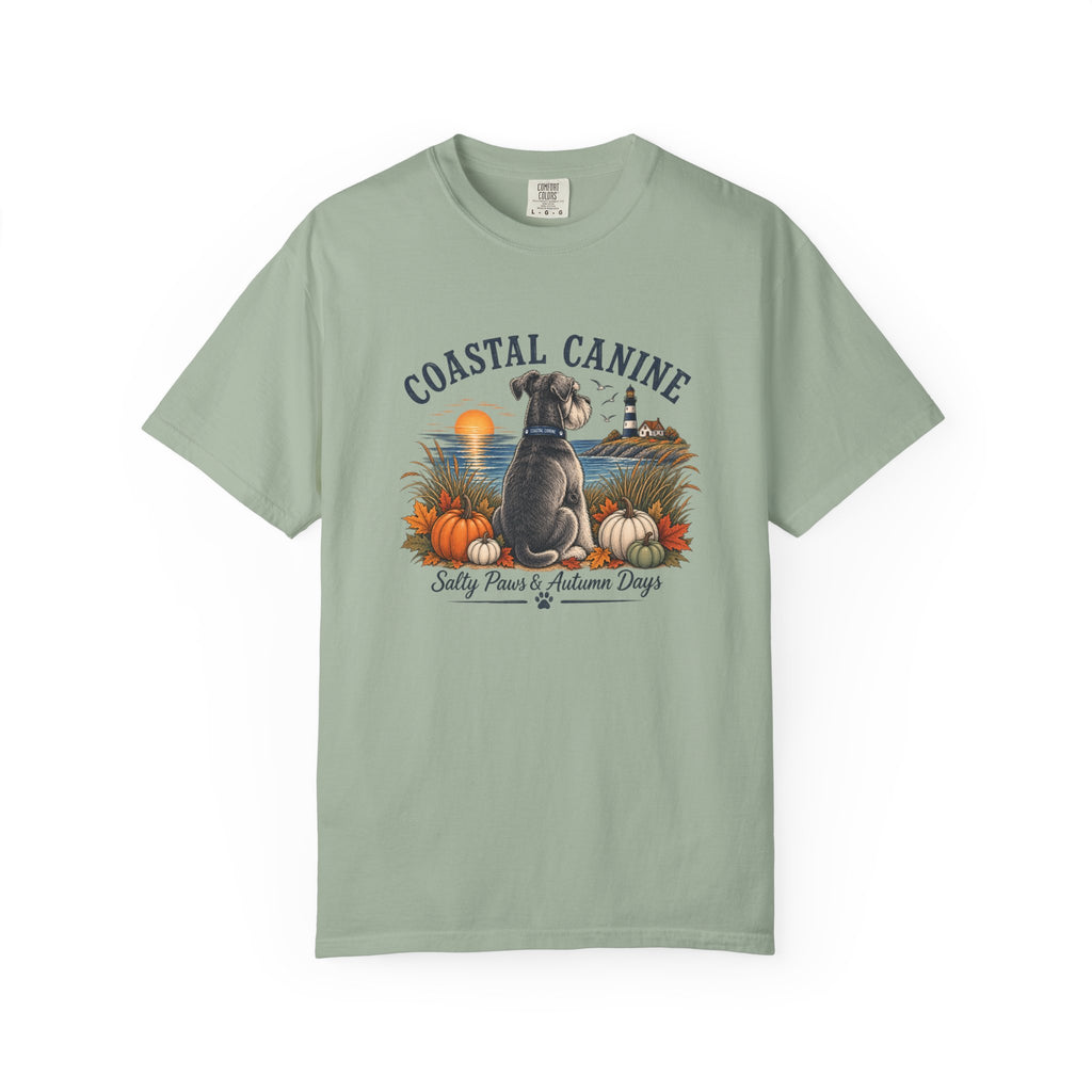 Coastal Canine T-Shirt — Salty Paws & Autumn Days Beach Dog Tee