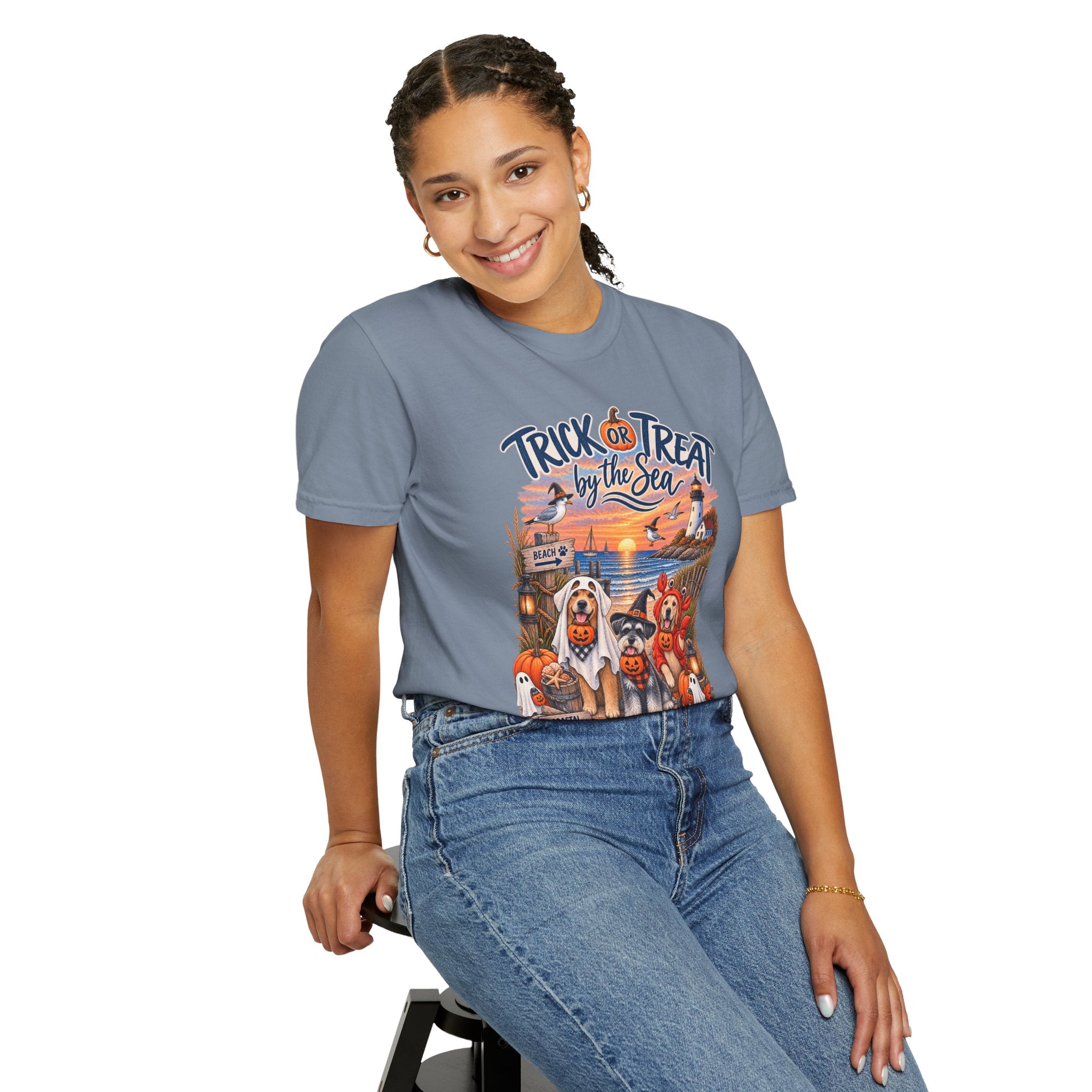 Halloween 'Trick or Treat by the Sea' T-Shirt