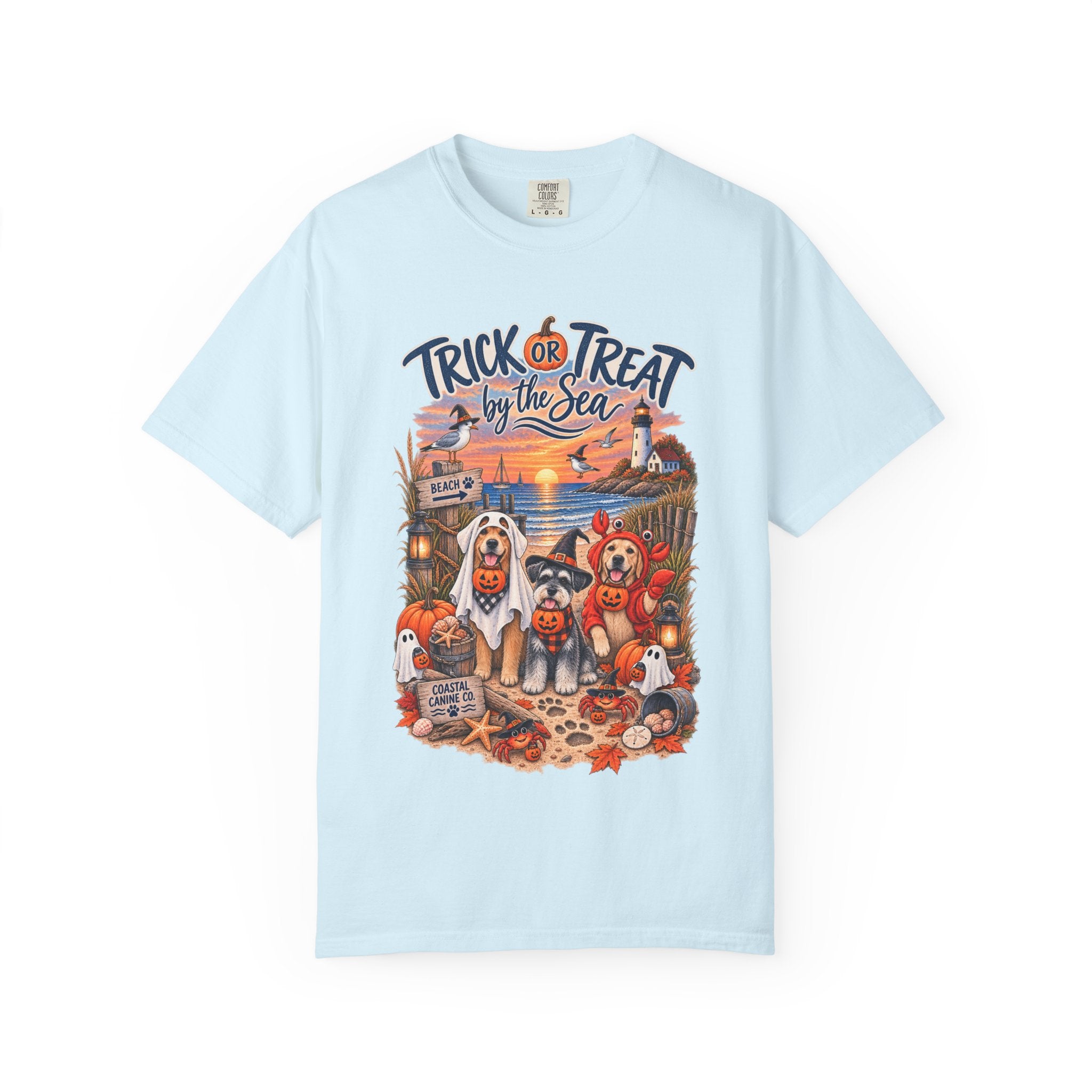 Halloween 'Trick or Treat by the Sea' T-Shirt