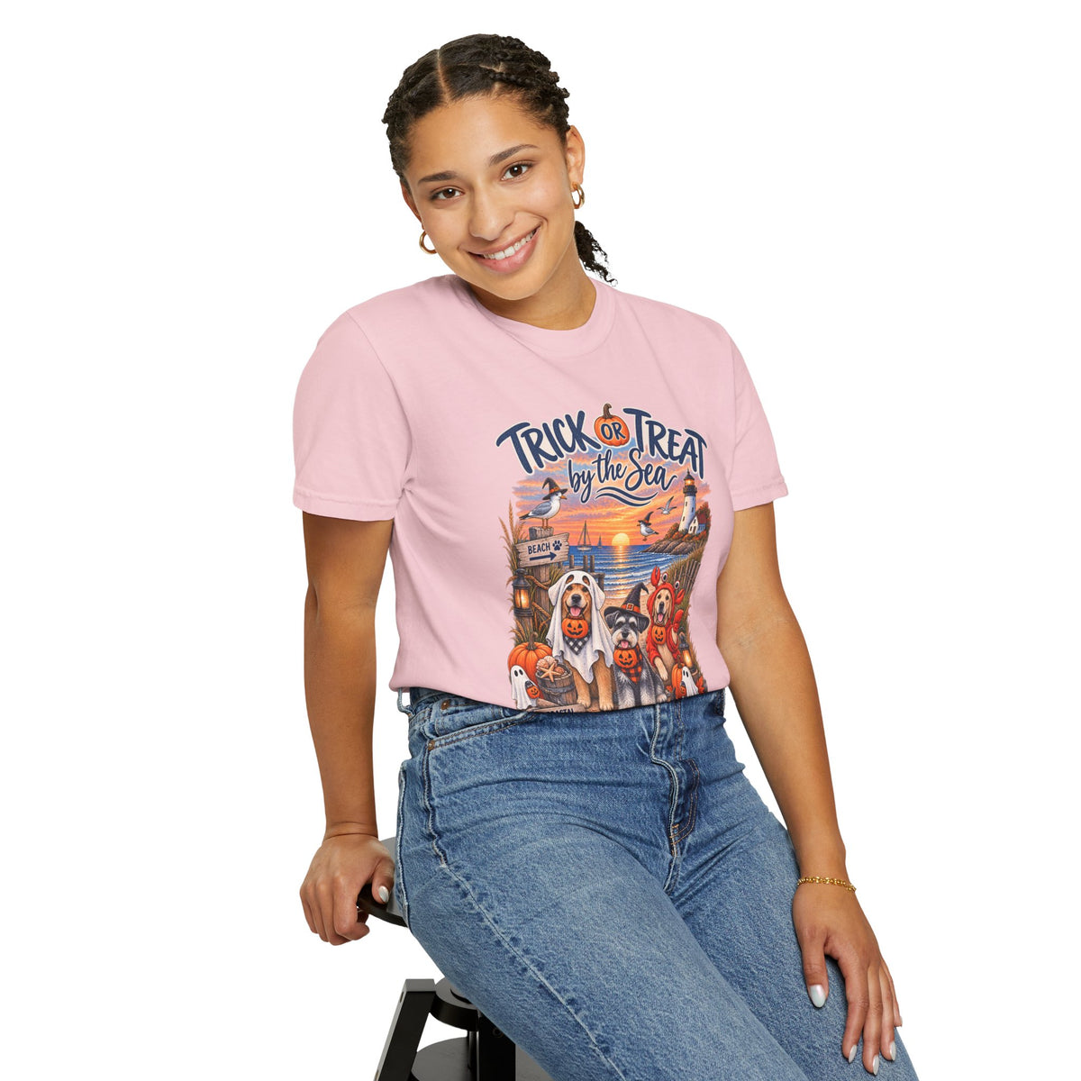 Halloween 'Trick or Treat by the Sea' T-Shirt