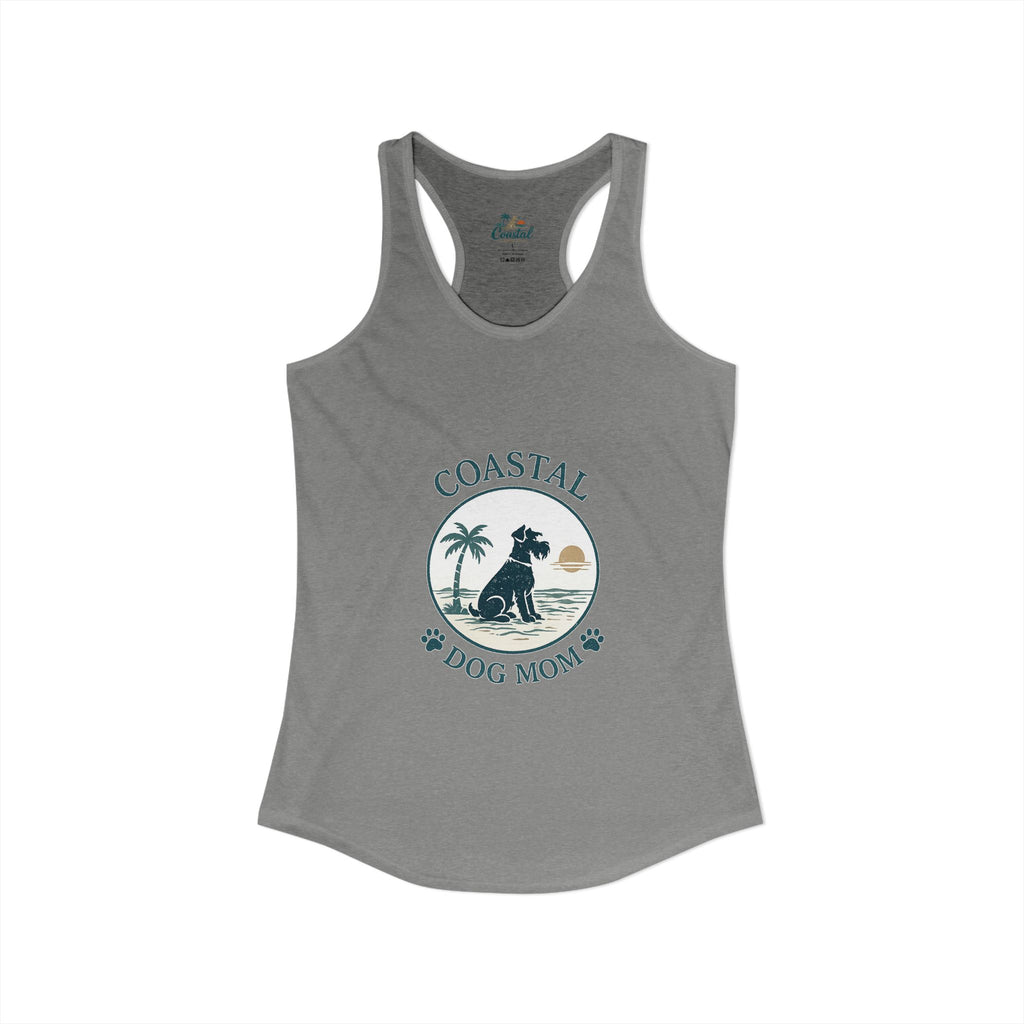 Coastal Dog Mom-Women's Racerback Tank