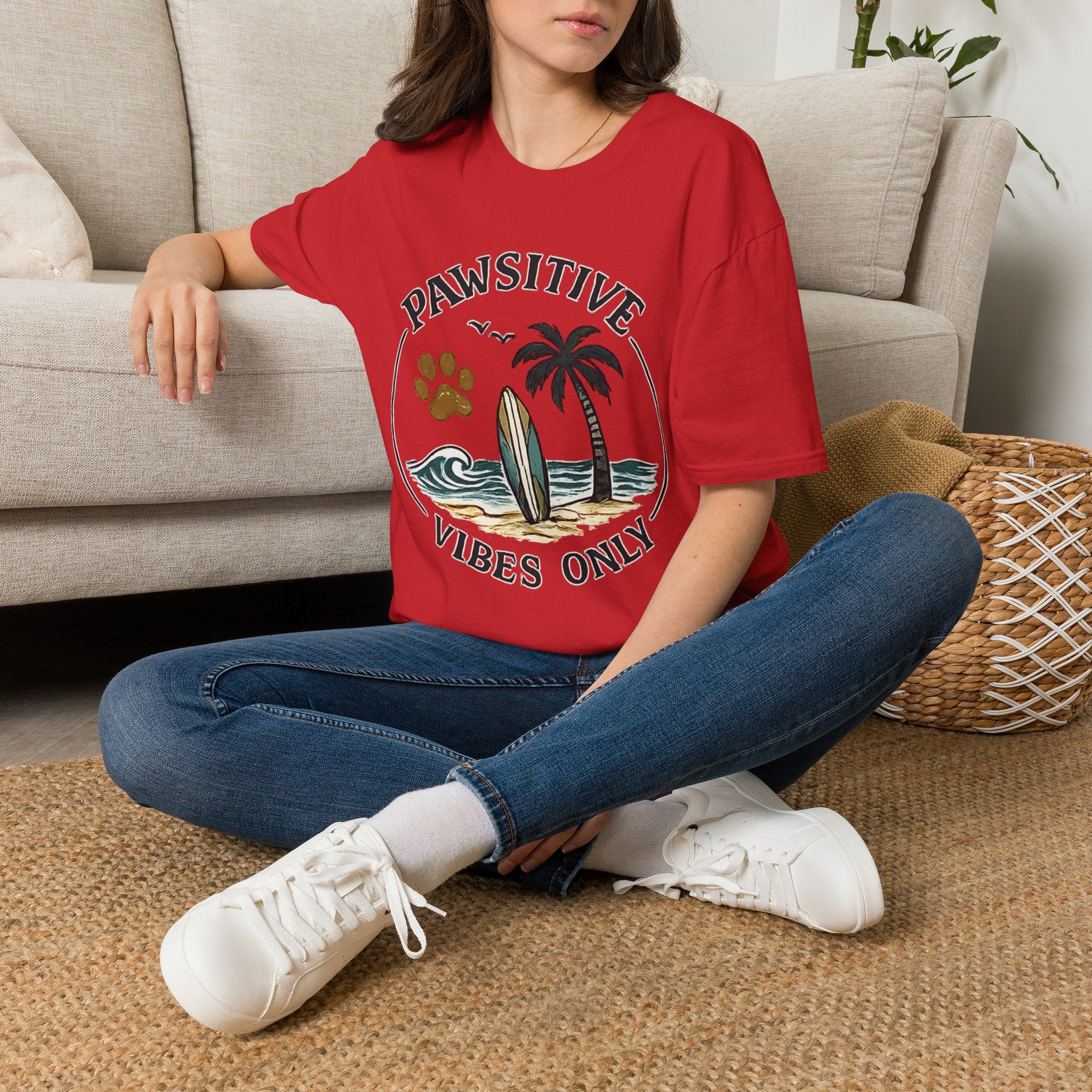 Pawsitive Vibes Only T-Shirt