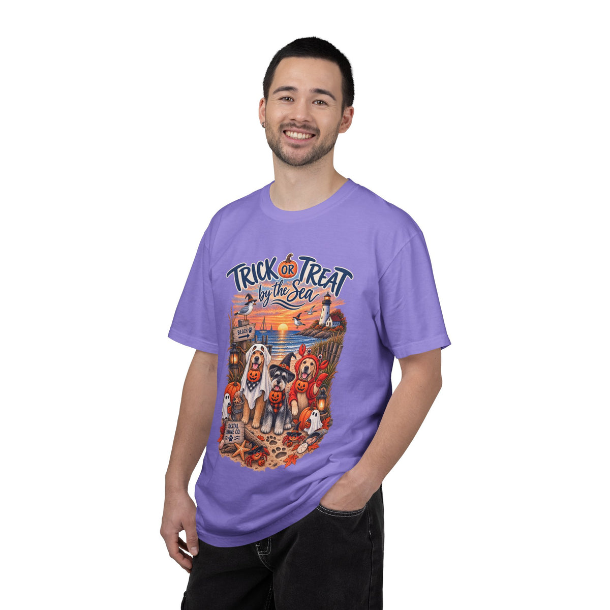 Halloween 'Trick or Treat by the Sea' T-Shirt