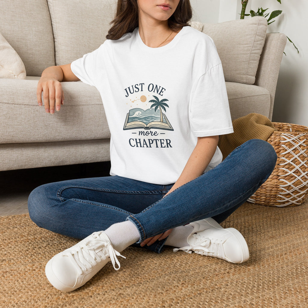 T‑Shirt — “Just One More Chapter” Beach Reading Graphic Tee
