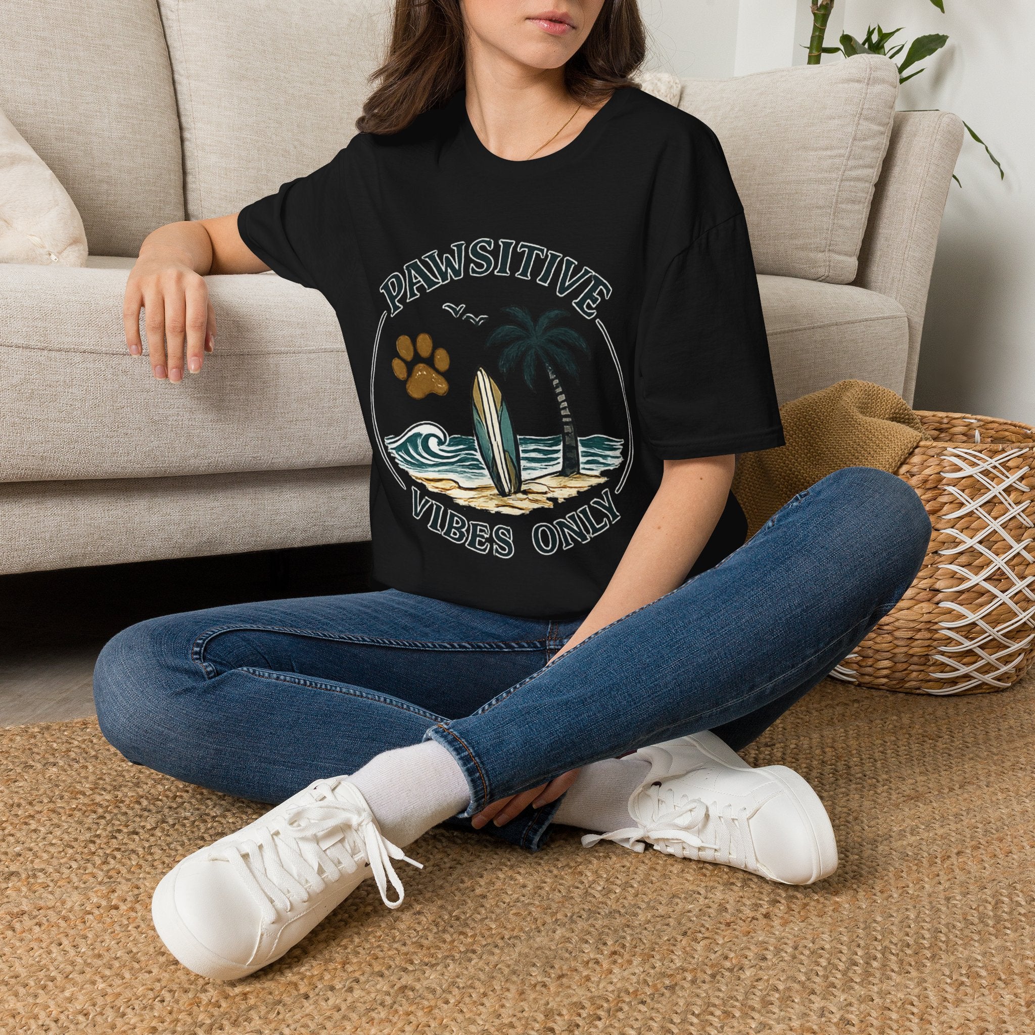 Pawsitive Vibes Only T-Shirt