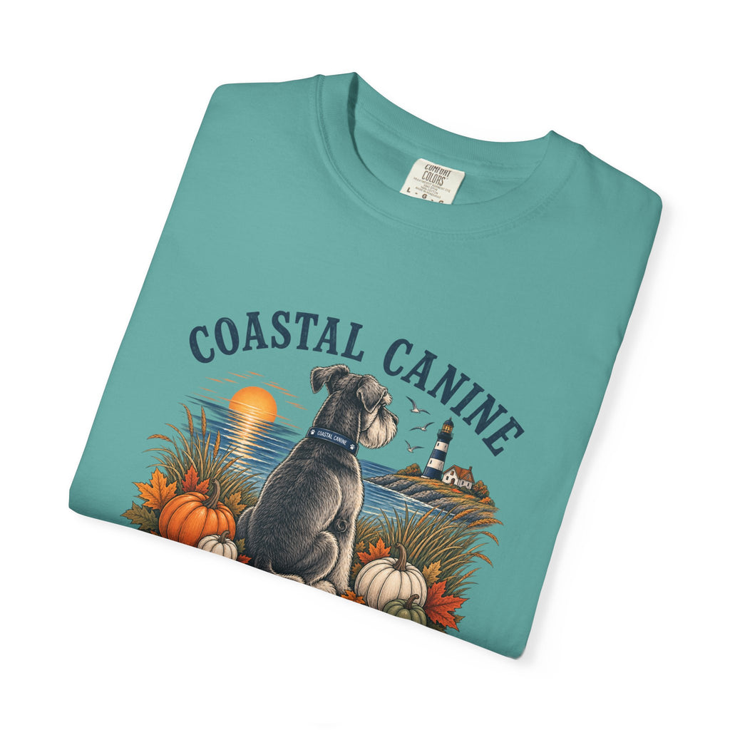 Coastal Canine T-Shirt — Salty Paws & Autumn Days Beach Dog Tee