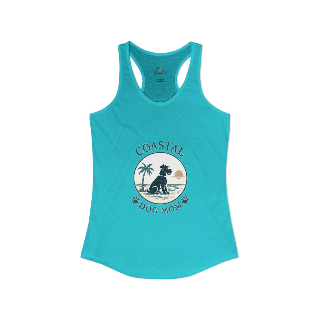 Coastal Dog Mom-Women's Racerback Tank