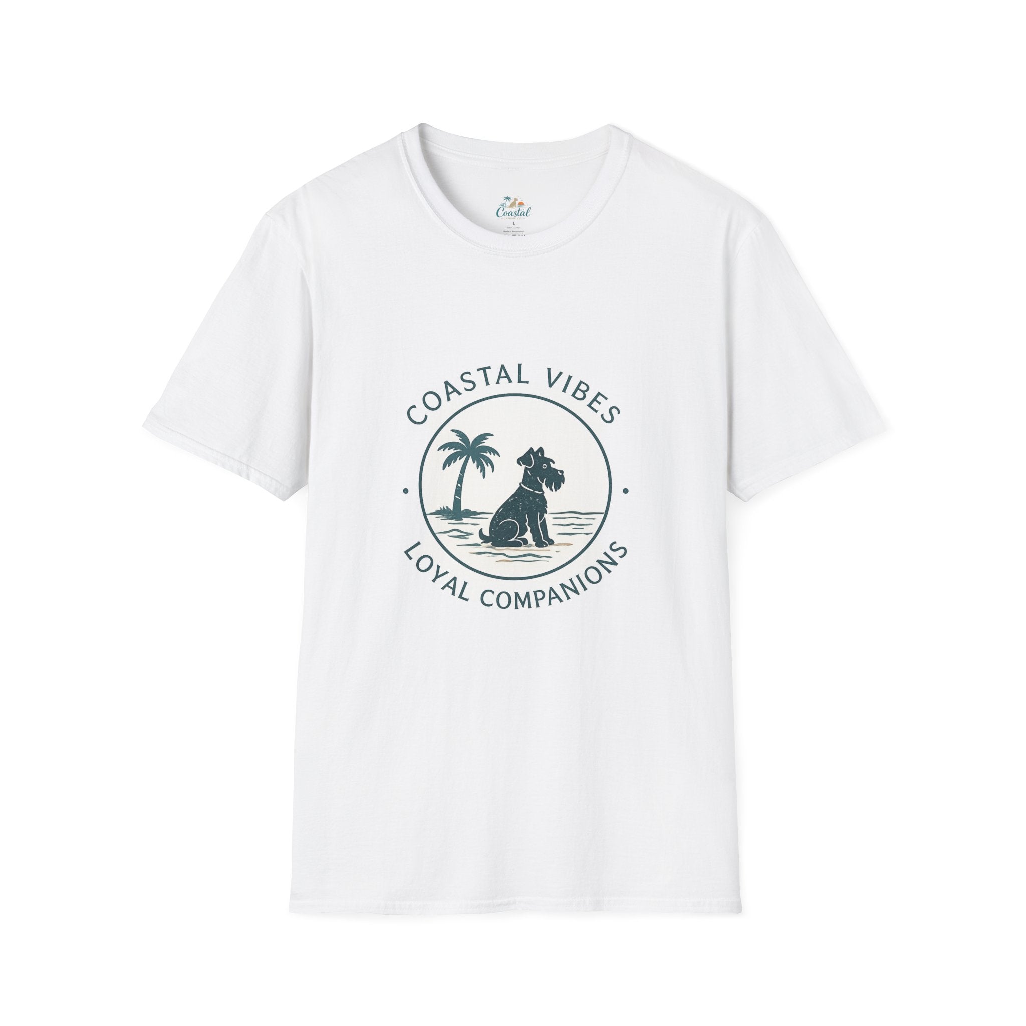 Coastal Vibes Dog T-Shirt — Loyal Companions Beach Graphic Tee