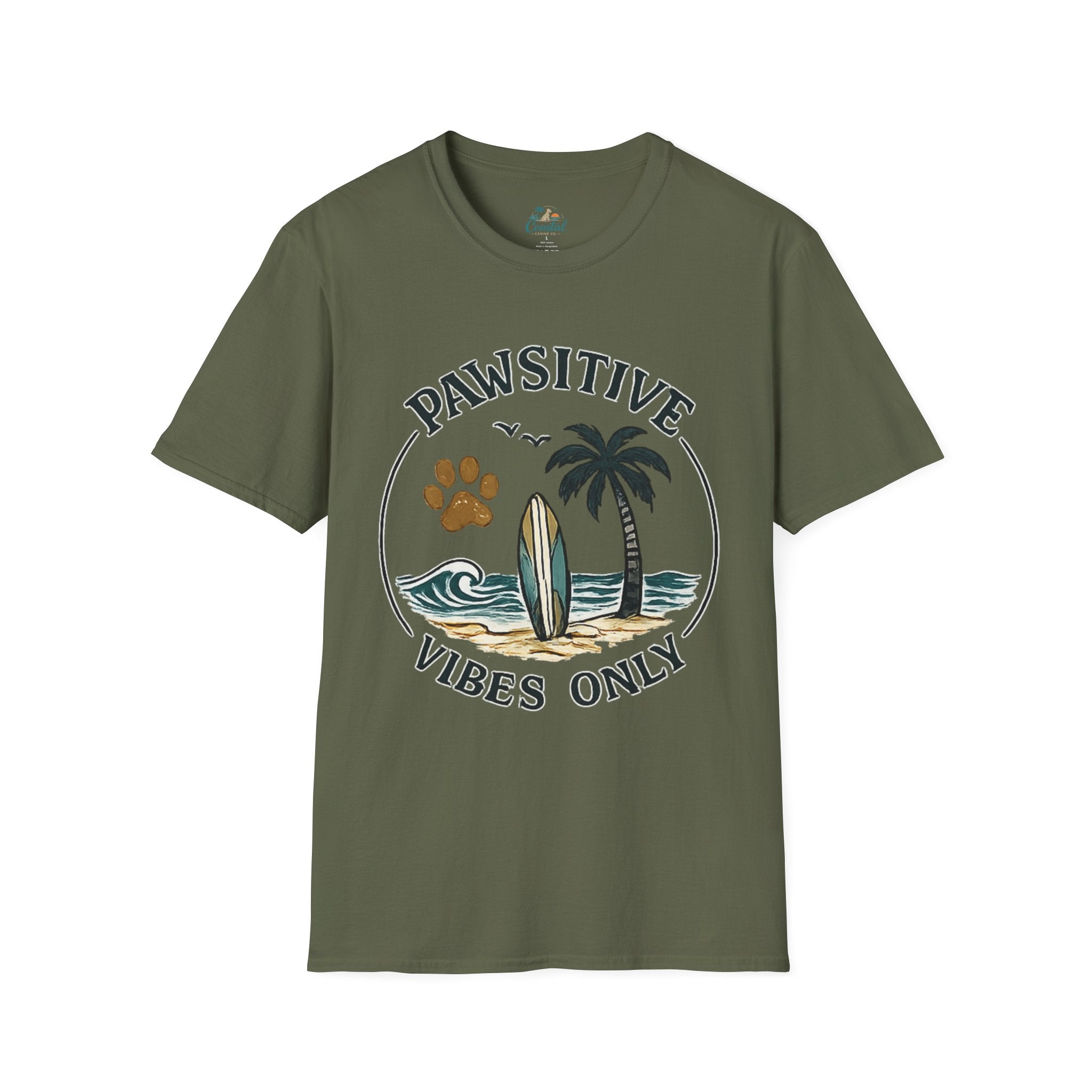 Pawsitive Vibes Only T-Shirt