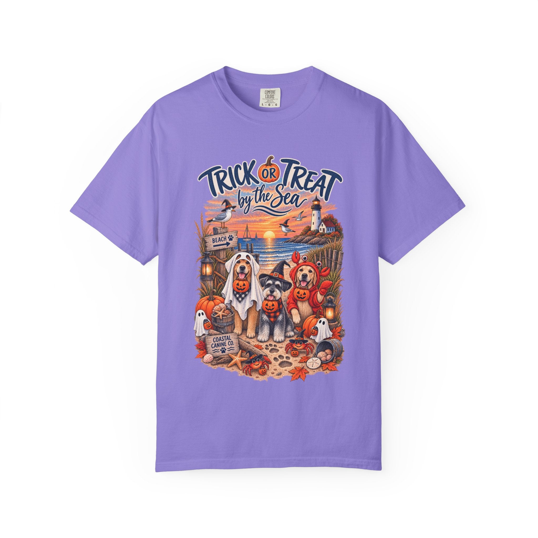 Halloween 'Trick or Treat by the Sea' T-Shirt