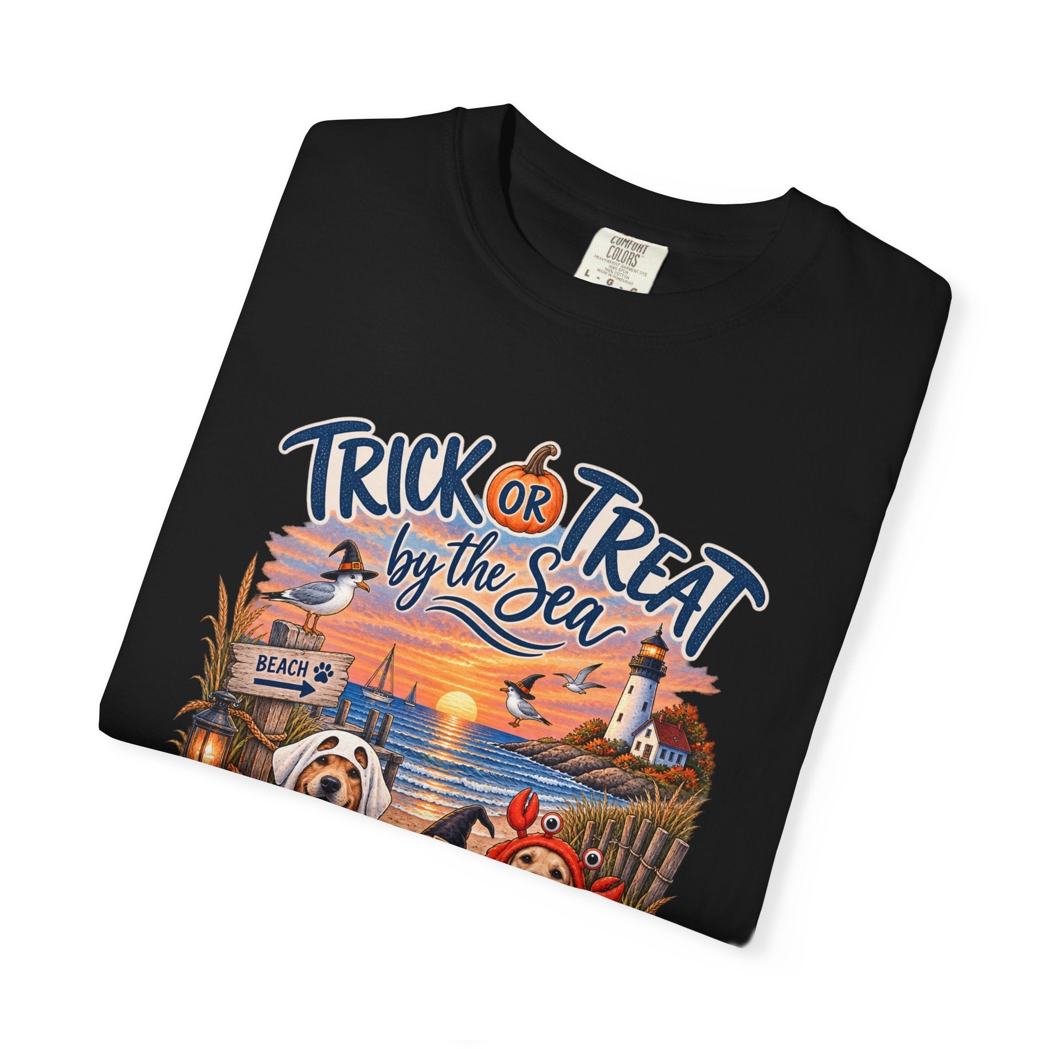 Halloween 'Trick or Treat by the Sea' T-Shirt