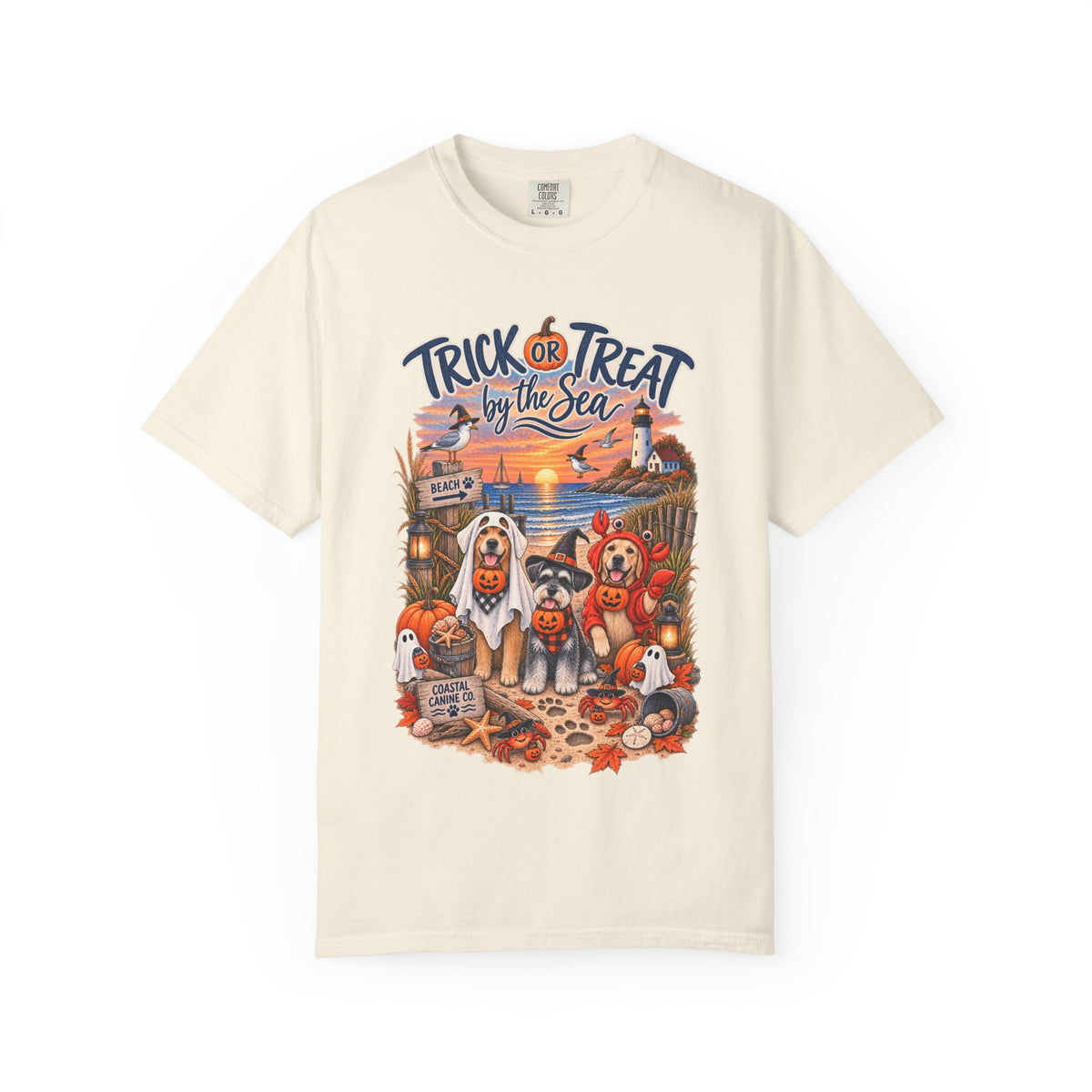 Halloween 'Trick or Treat by the Sea' T-Shirt