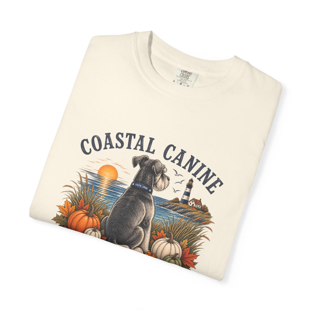 Coastal Canine T-Shirt — Salty Paws & Autumn Days Beach Dog Tee