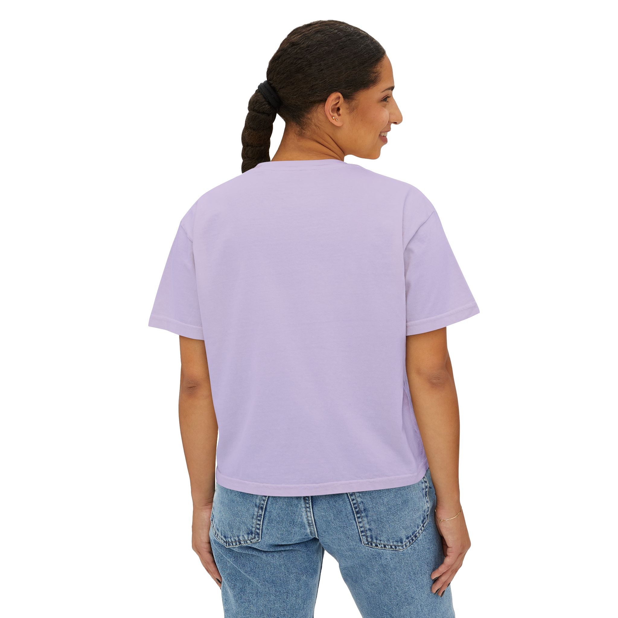 Salty Air, Dog Hair Boxy Tee — Women’s Beach Dog T-Shirt