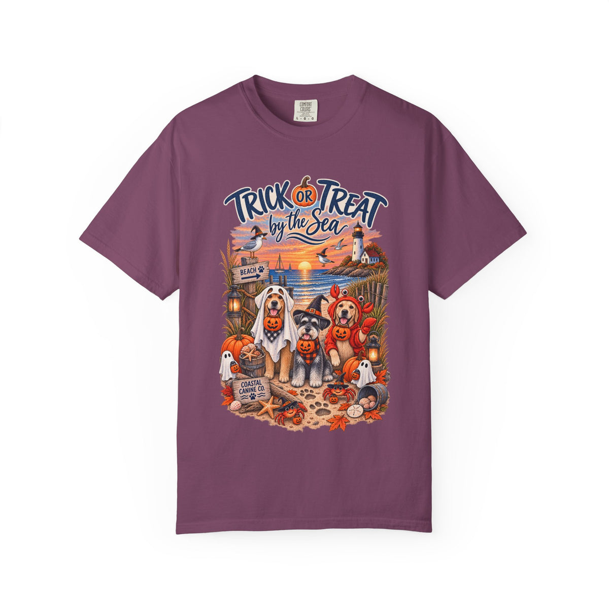 Halloween 'Trick or Treat by the Sea' T-Shirt