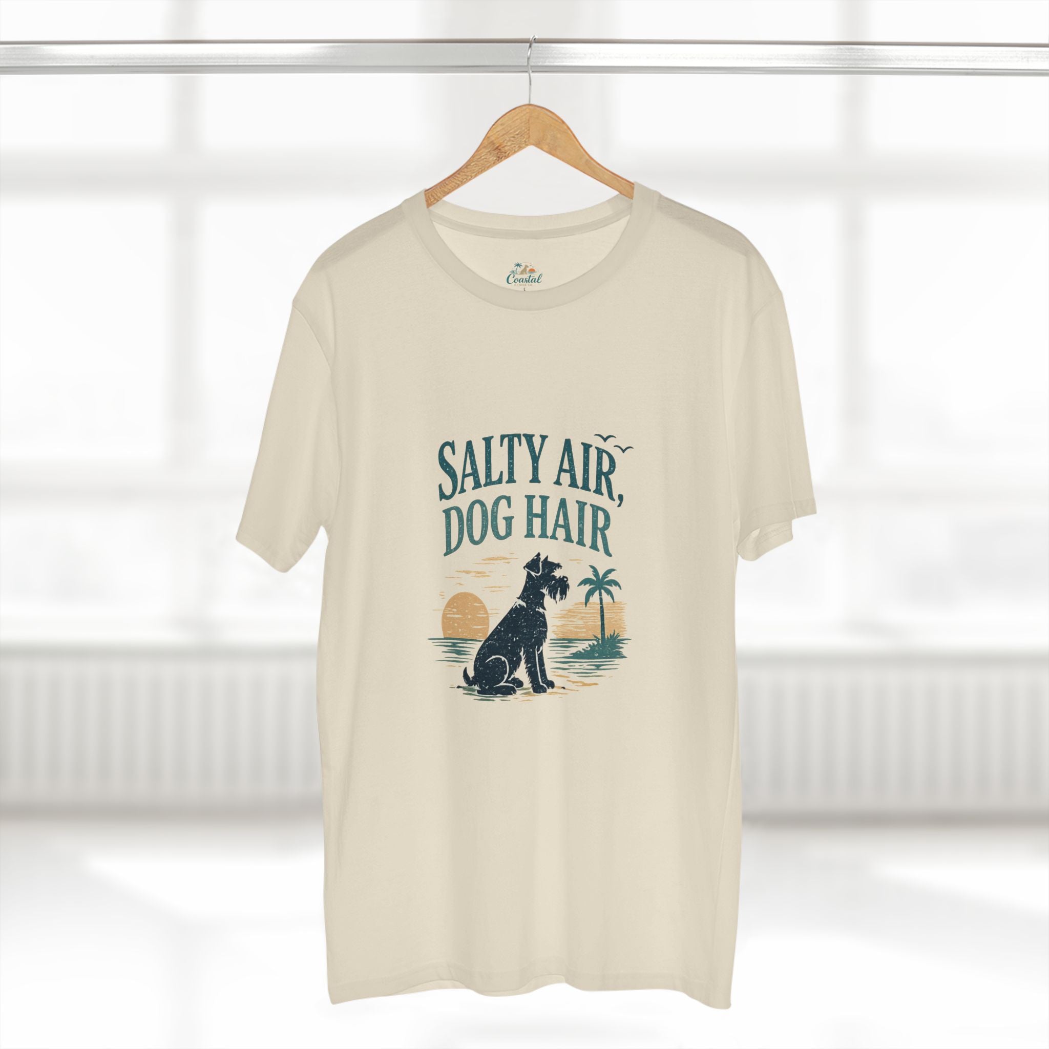 Salty Air Dog Hair Tee — Beach Dog Lover T-Shirt