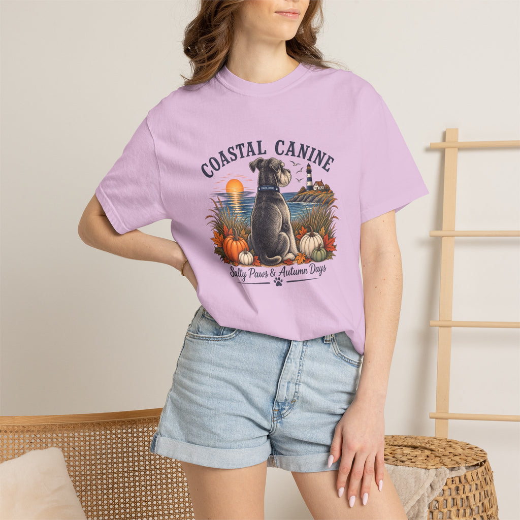 Coastal Canine T-Shirt — Salty Paws & Autumn Days Beach Dog Tee