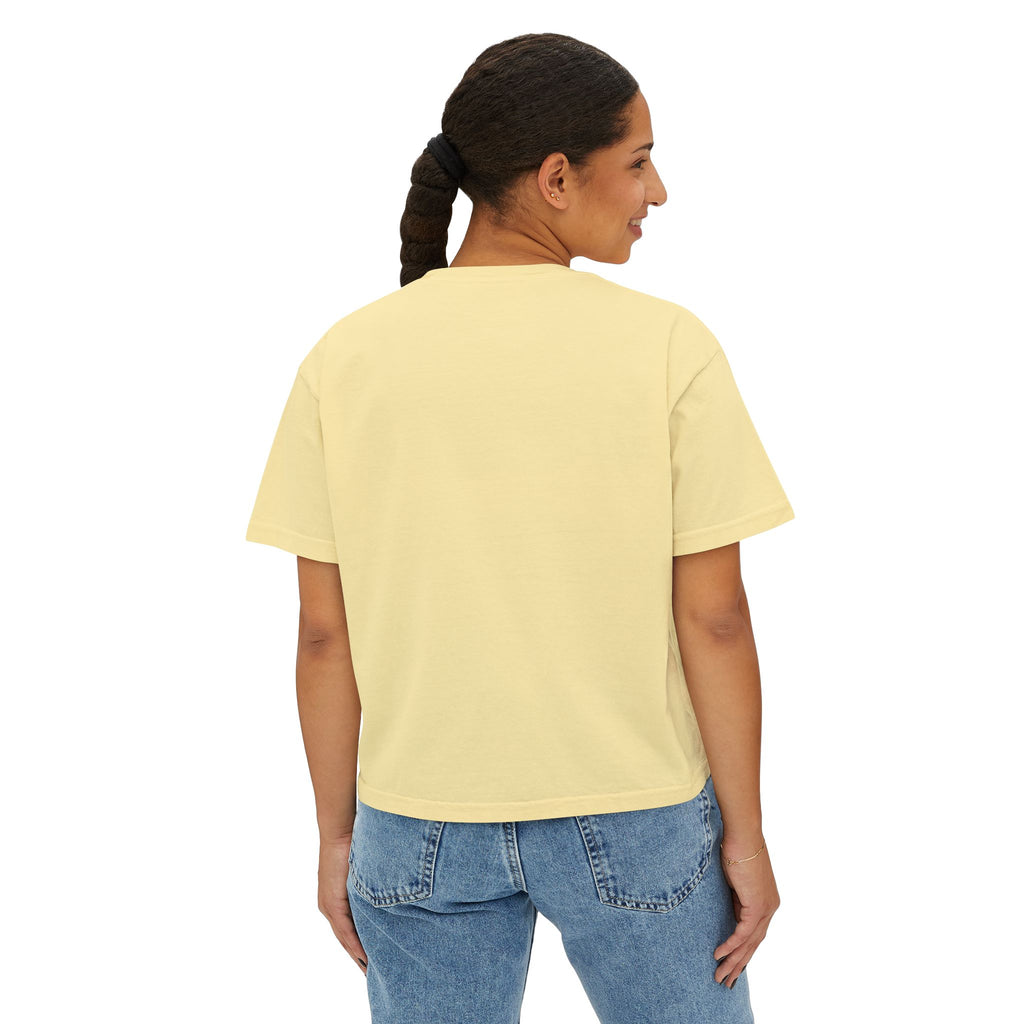 Salty Air, Dog Hair Boxy Tee — Women’s Beach Dog T-Shirt