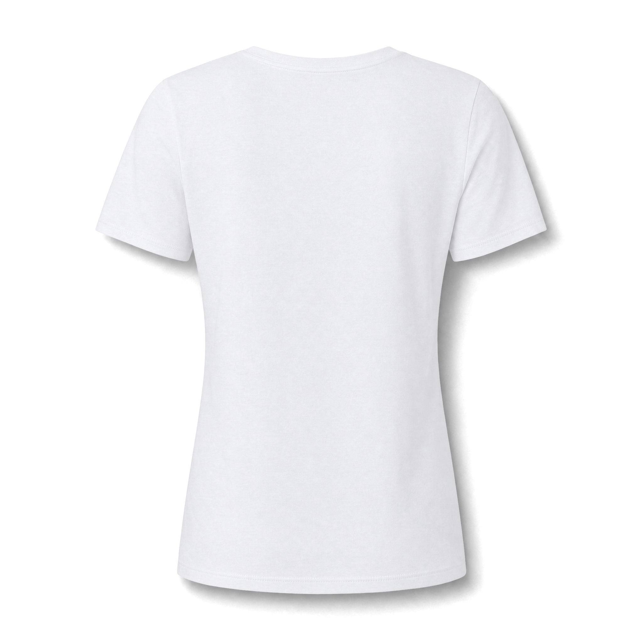 Coastal Dog Mom V-Neck Tee — Beachy Paw Print Women’s Shirt