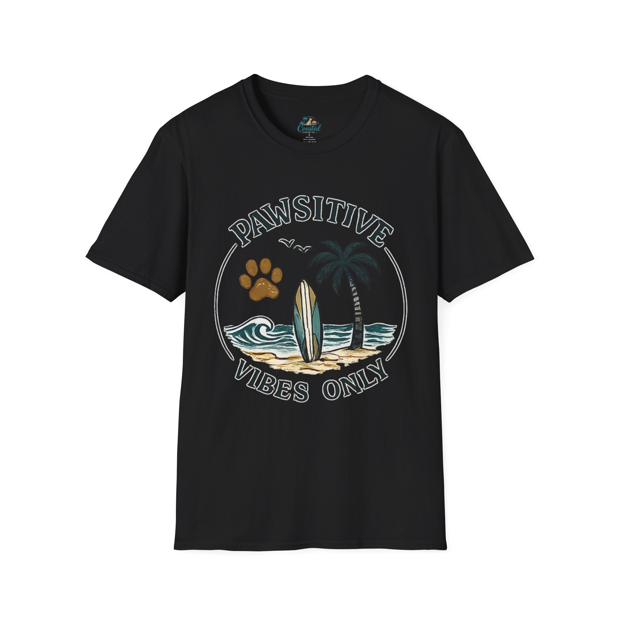 Pawsitive Vibes Only T-Shirt