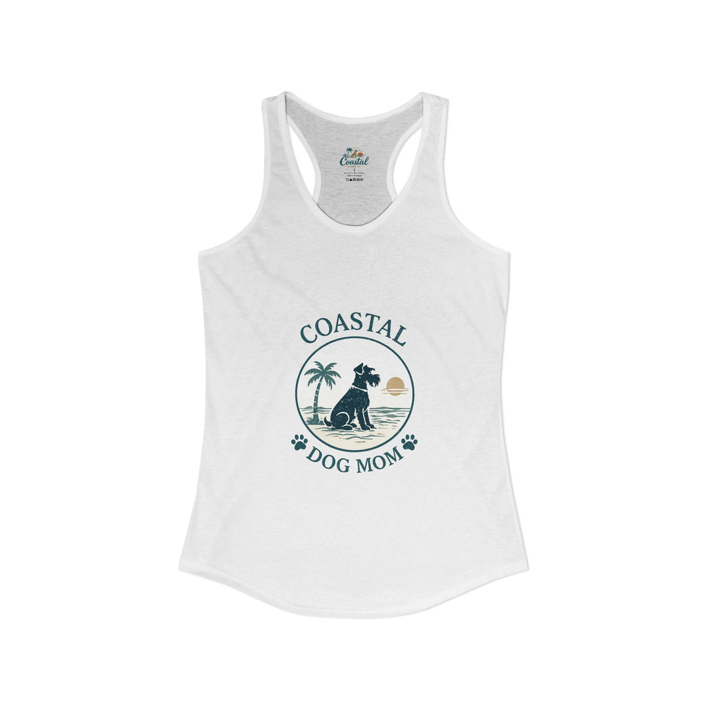 Coastal Dog Mom-Women's Racerback Tank