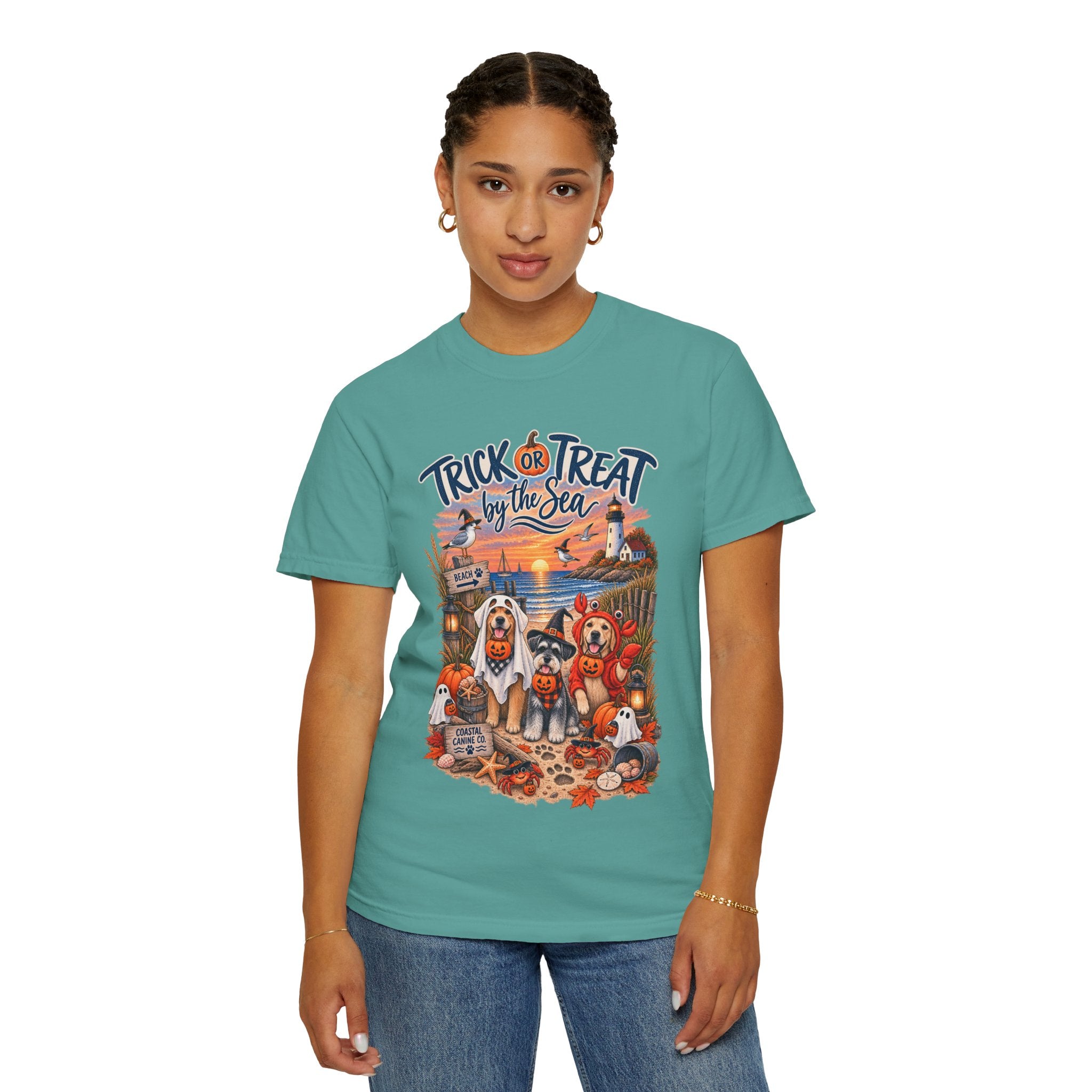 Halloween 'Trick or Treat by the Sea' T-Shirt