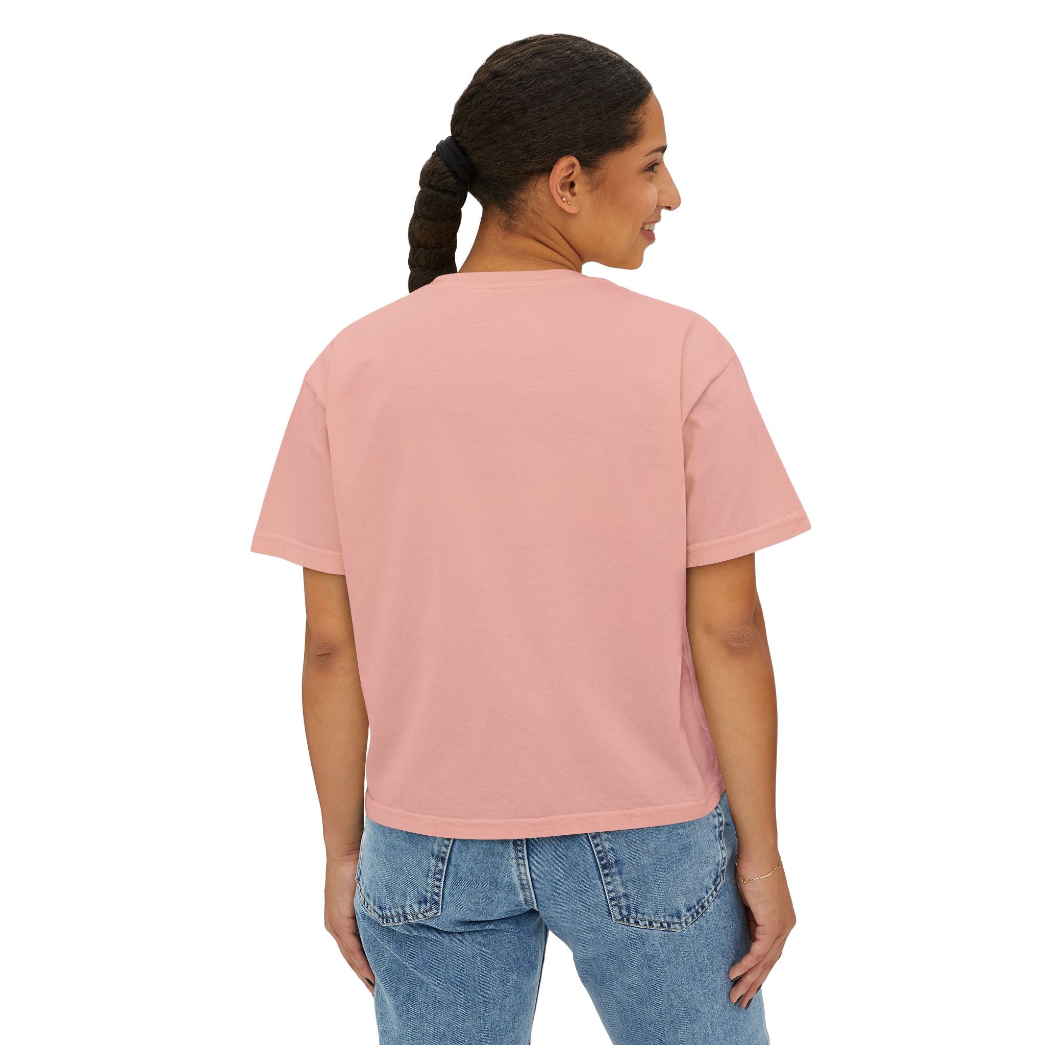 Salty Air, Dog Hair Boxy Tee — Women’s Beach Dog T-Shirt