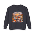 Sweater Weather & Salty Air Crewneck Sweatshirt — Coastal Fall Sunset Design