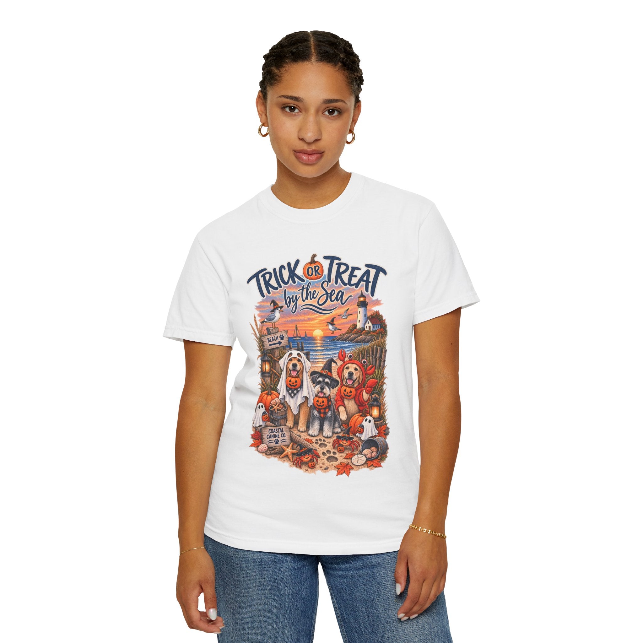 Halloween 'Trick or Treat by the Sea' T-Shirt