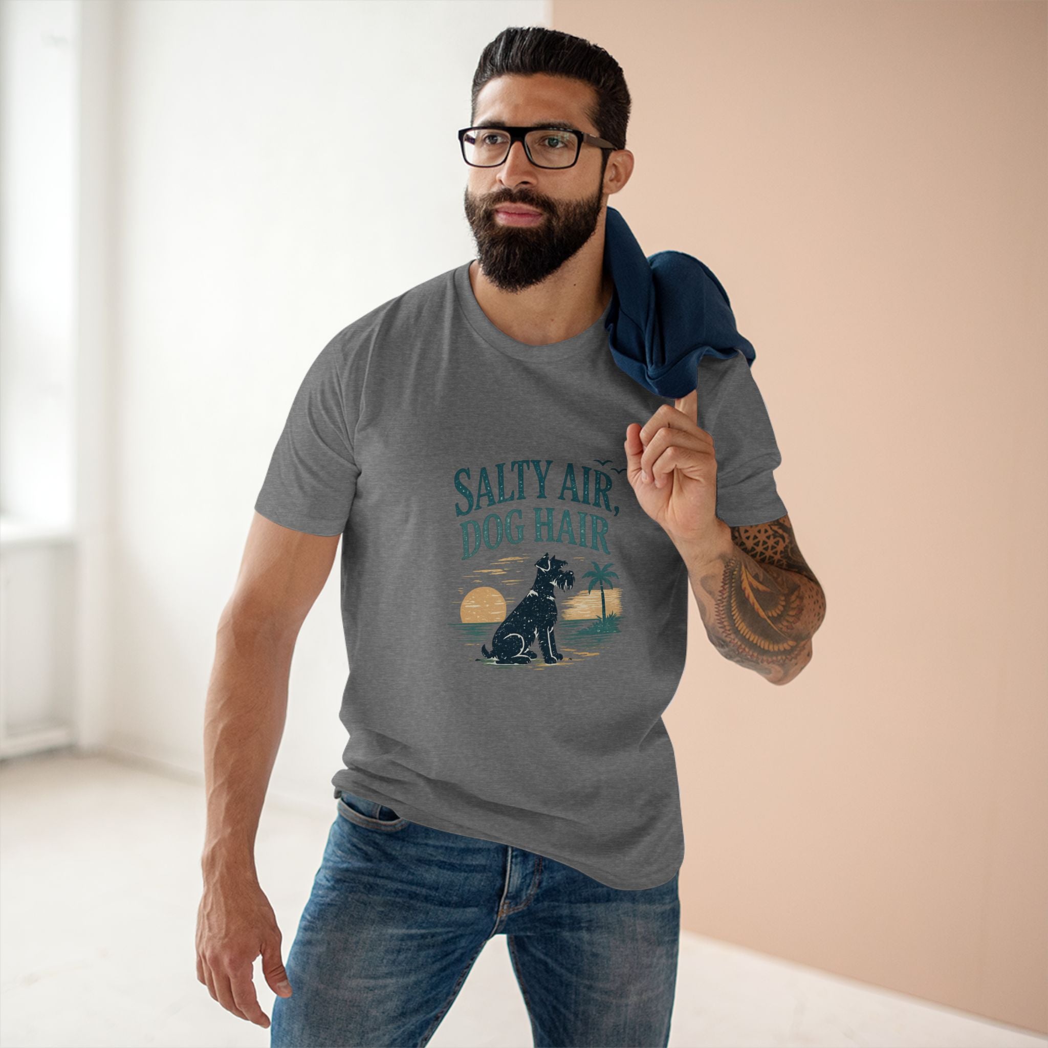 Salty Air Dog Hair Tee — Beach Dog Lover T-Shirt