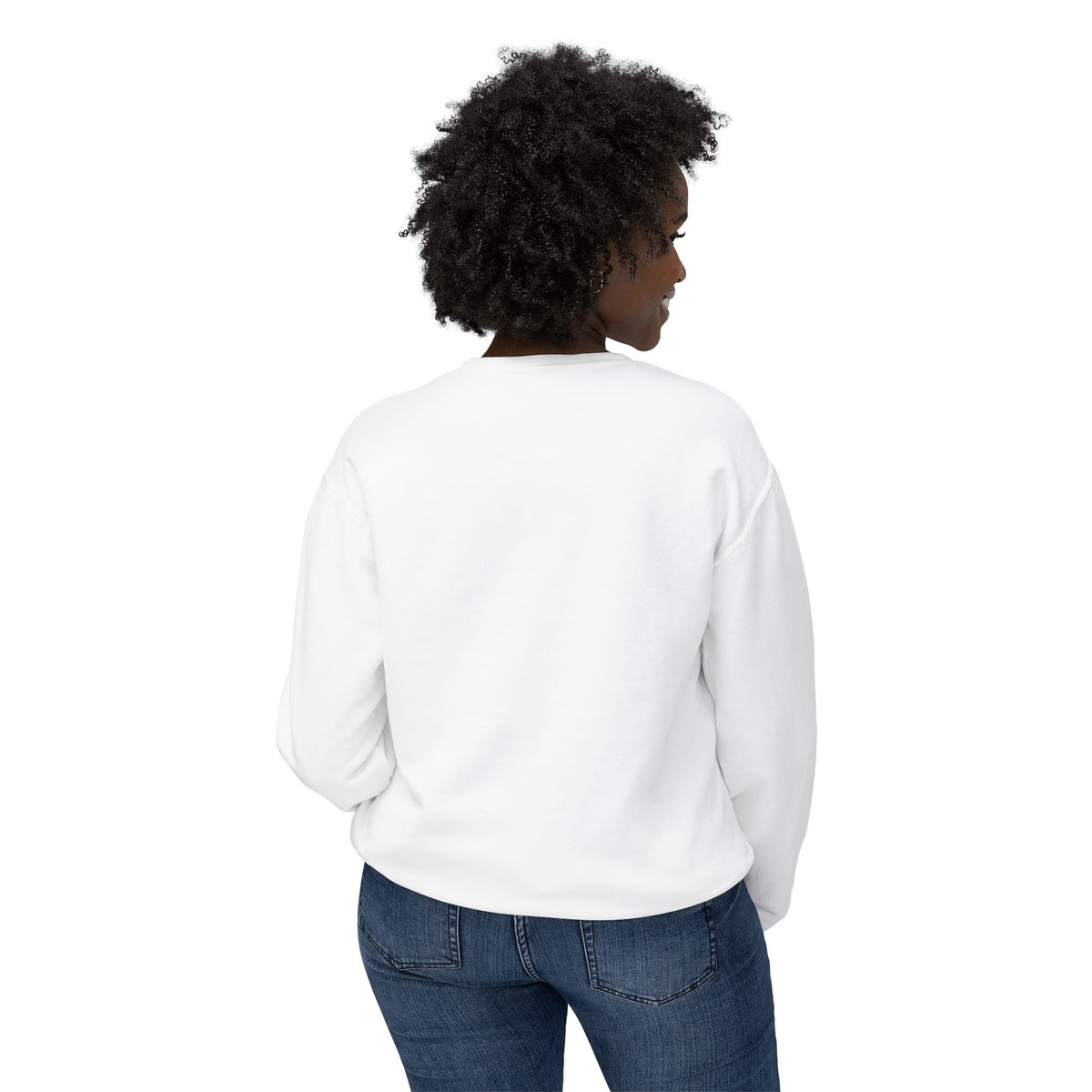 Sweater Weather & Salty Air Crewneck Sweatshirt — Coastal Fall Sunset Design