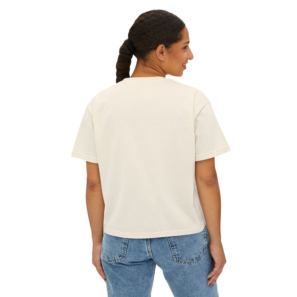Salty Air, Dog Hair Boxy Tee — Women’s Beach Dog T-Shirt