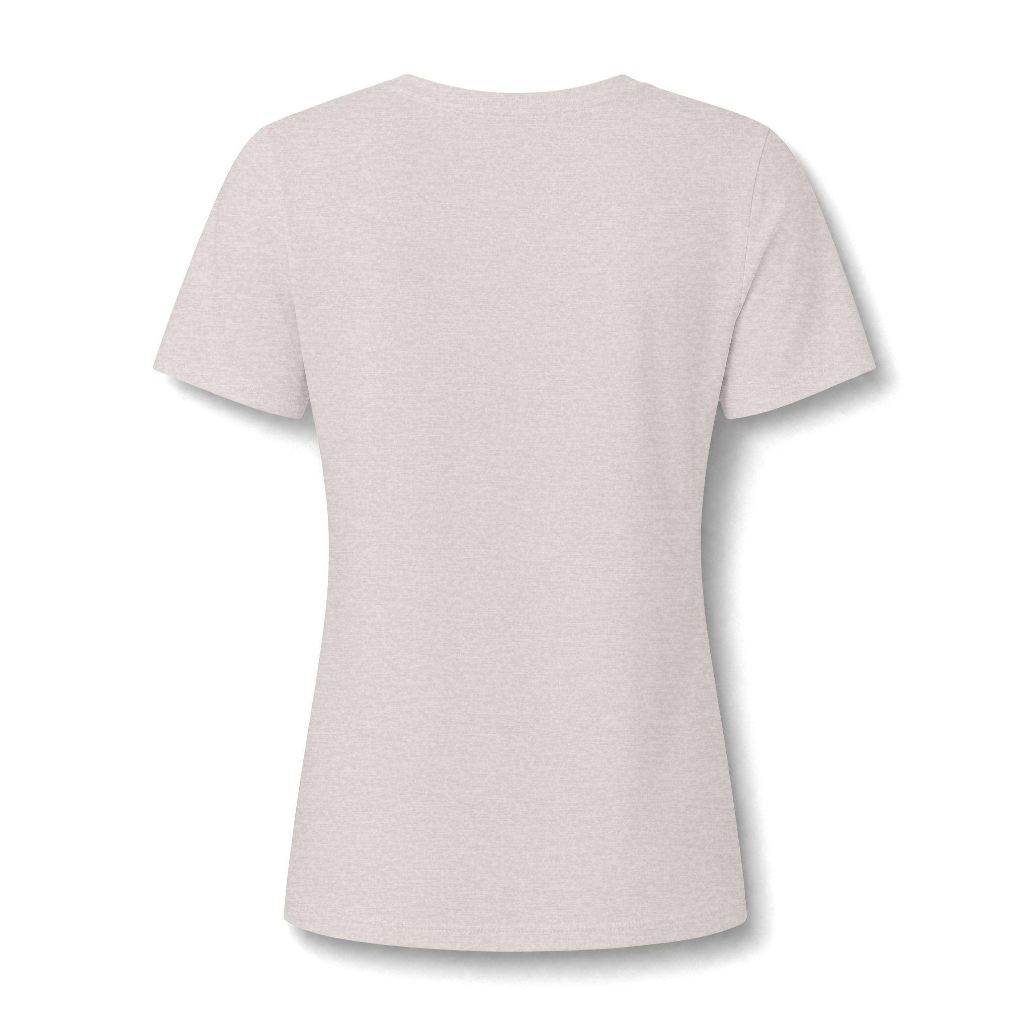 Coastal Dog Mom V-Neck Tee — Beachy Paw Print Women’s Shirt