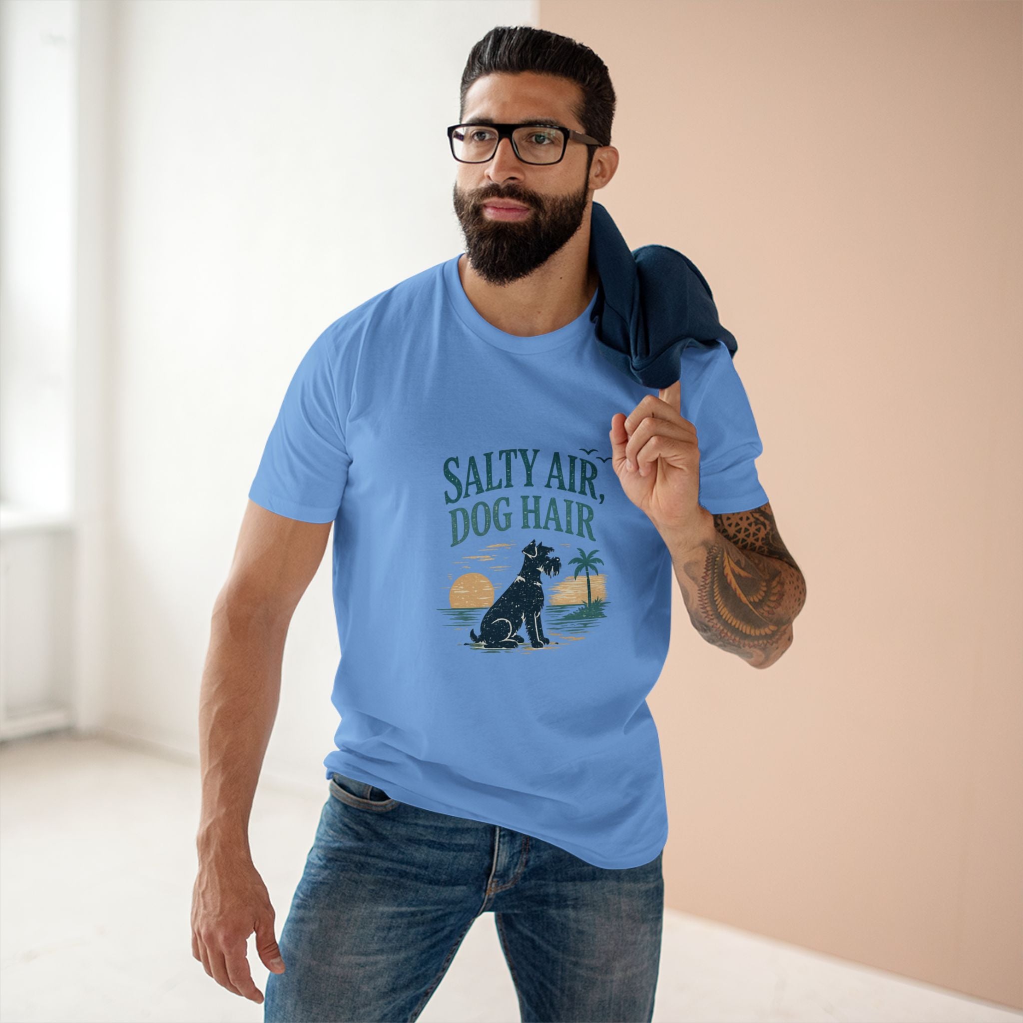 Salty Air Dog Hair Tee — Beach Dog Lover T-Shirt