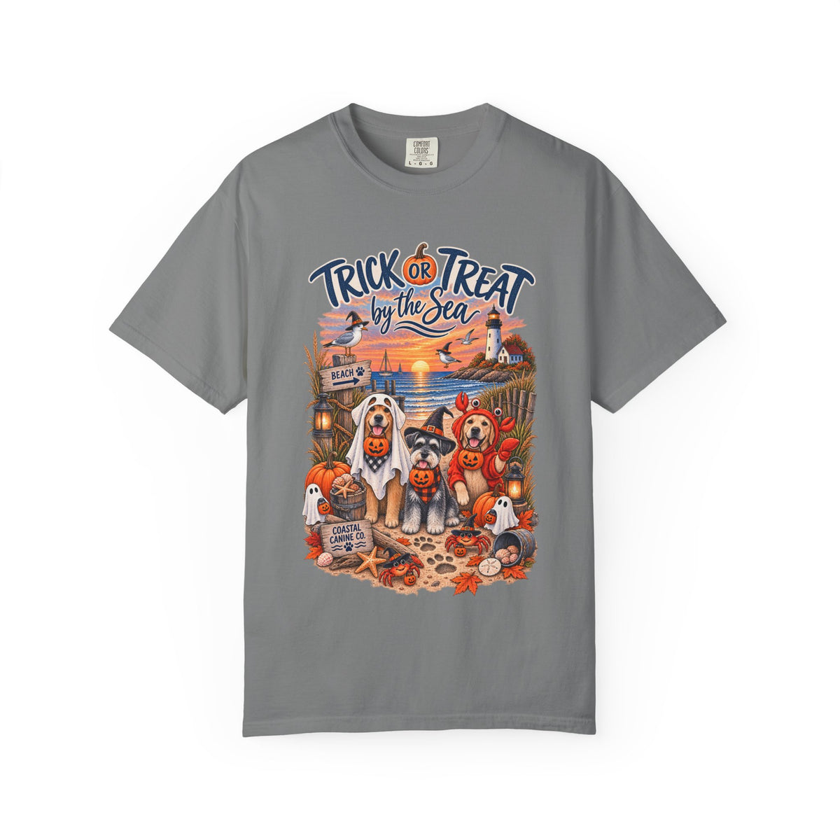 Halloween 'Trick or Treat by the Sea' T-Shirt