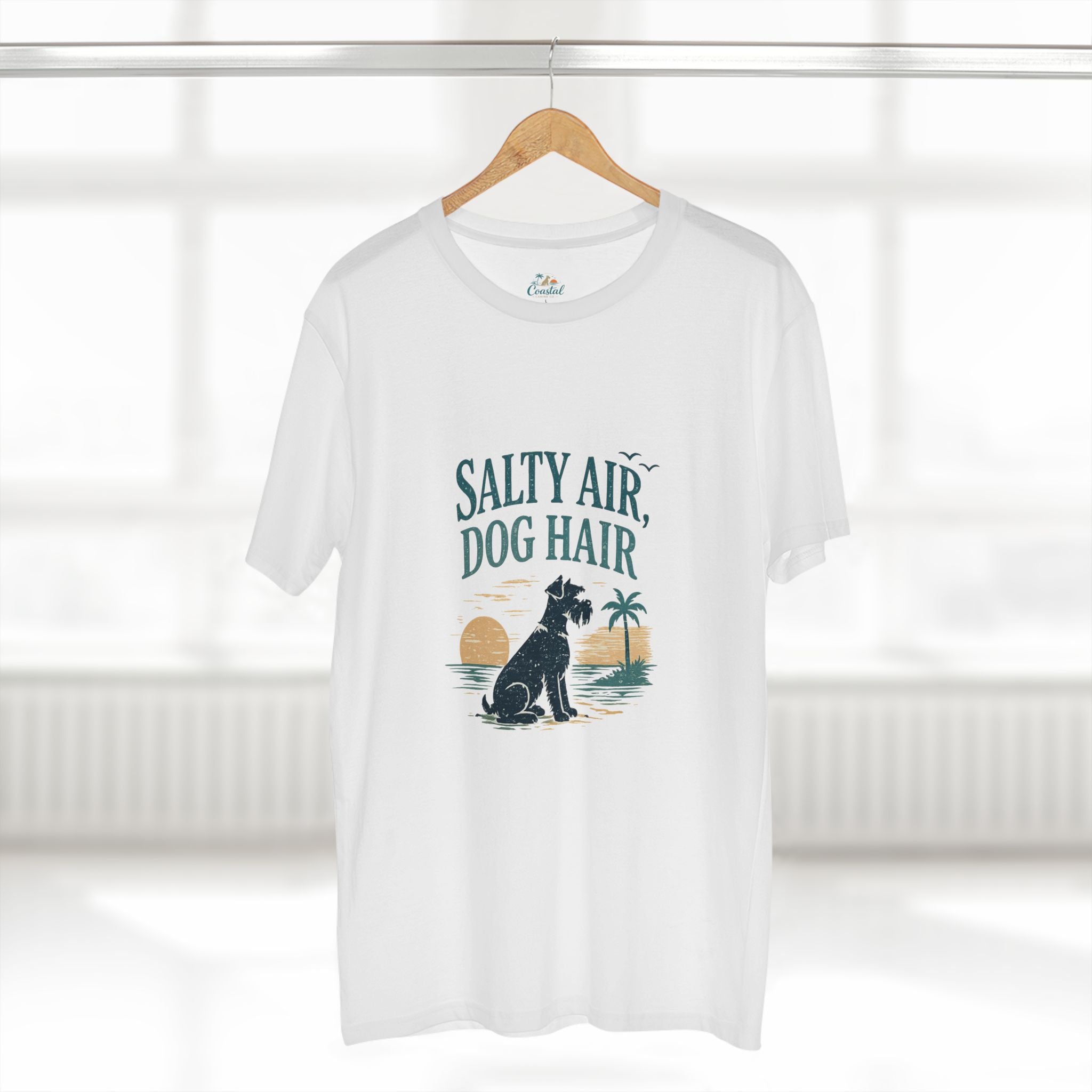 Salty Air Dog Hair Tee — Beach Dog Lover T-Shirt