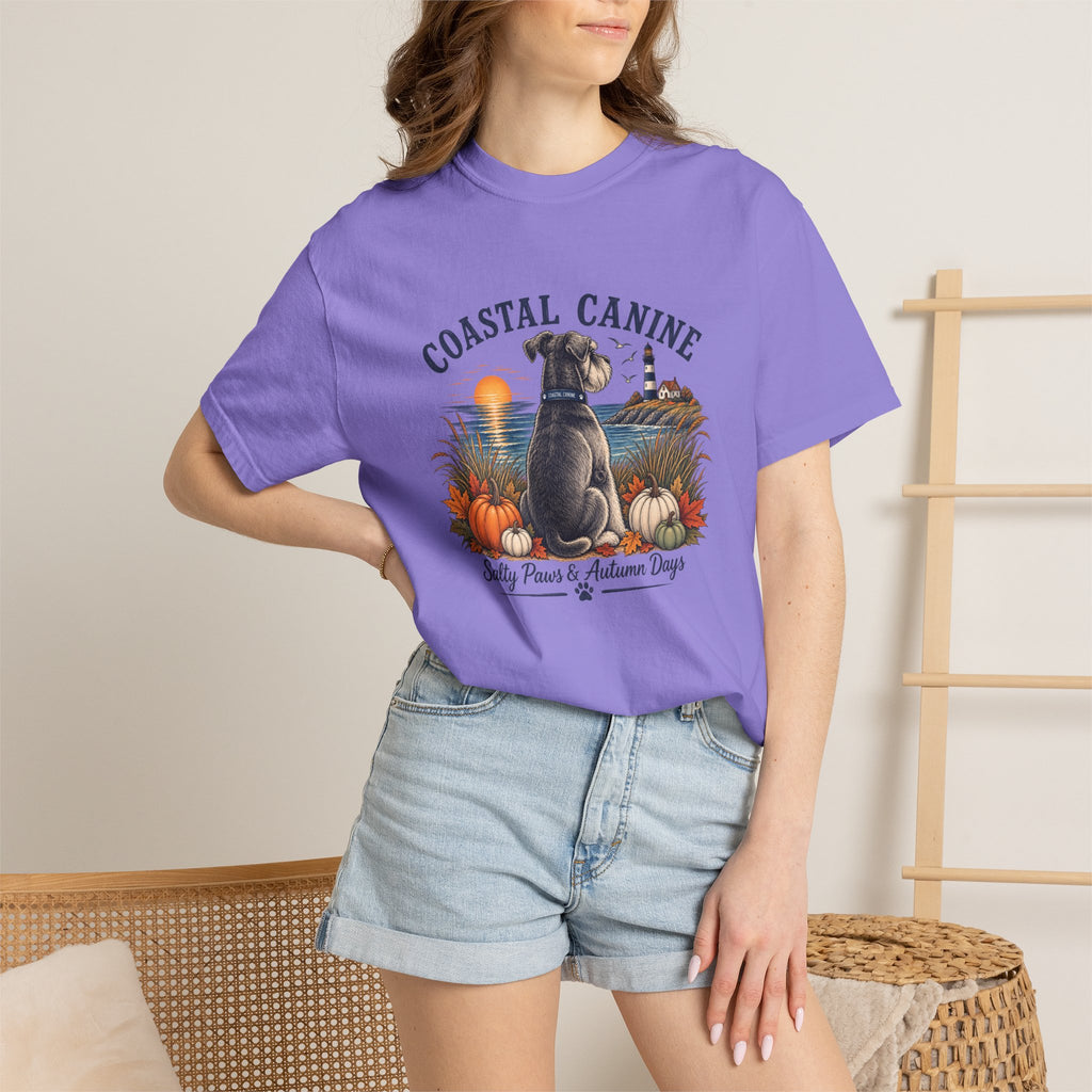Coastal Canine T-Shirt — Salty Paws & Autumn Days Beach Dog Tee